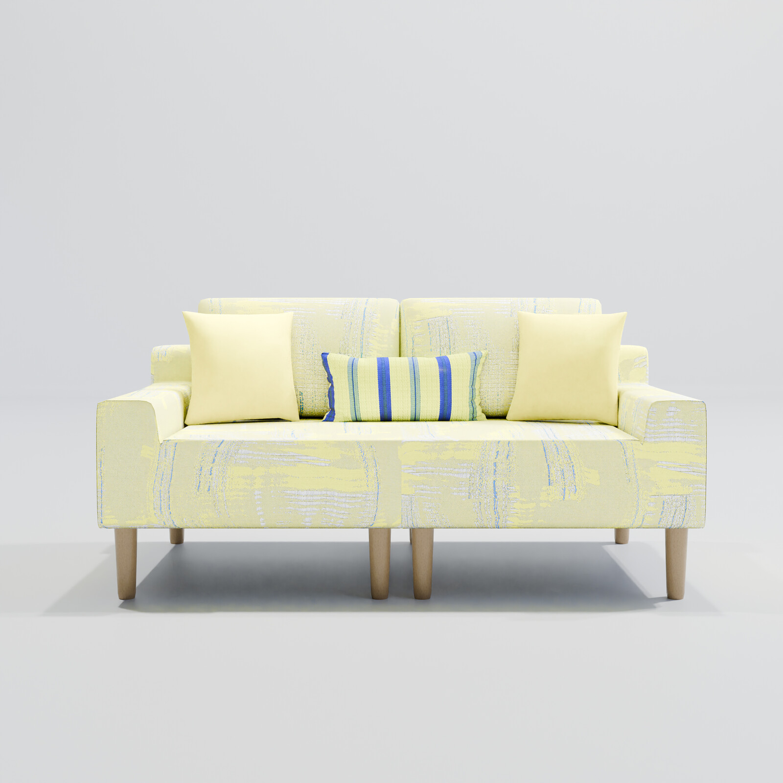 Yellow &amp; Blue Couch