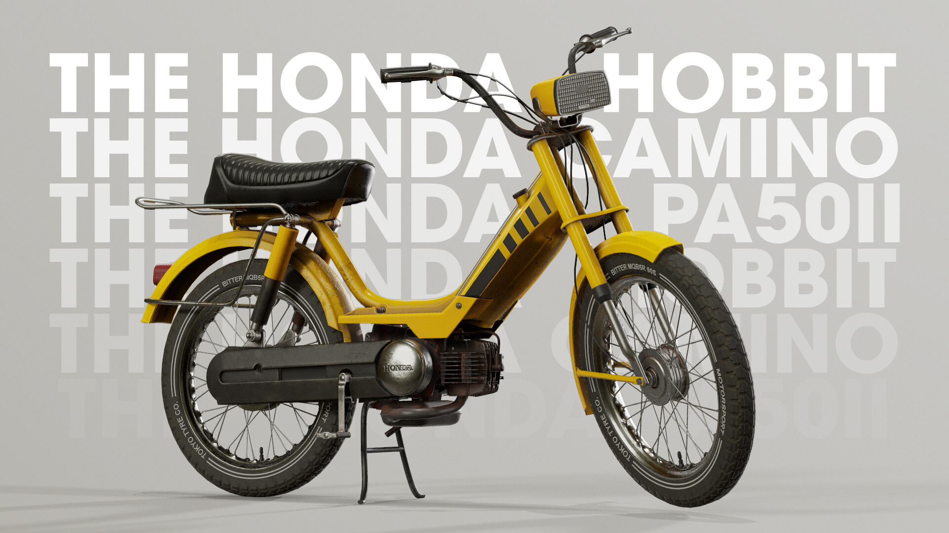 ArtStation A 1792 Honda Camino Hobbit PA50