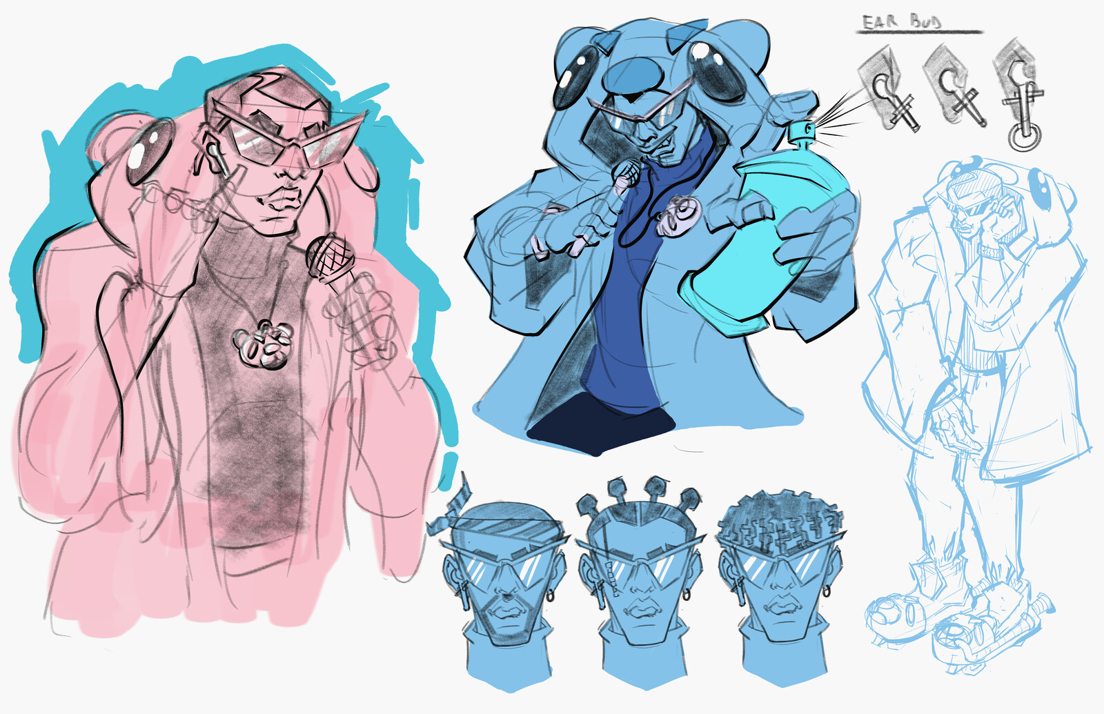 Bad Teddy Sketches/Ideation