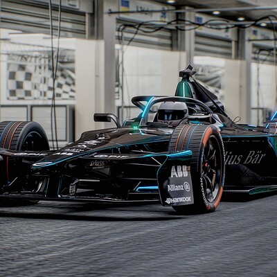 ArtStation - GEN3 Evo Formula E Season 2025 Show Car PBR 3D
