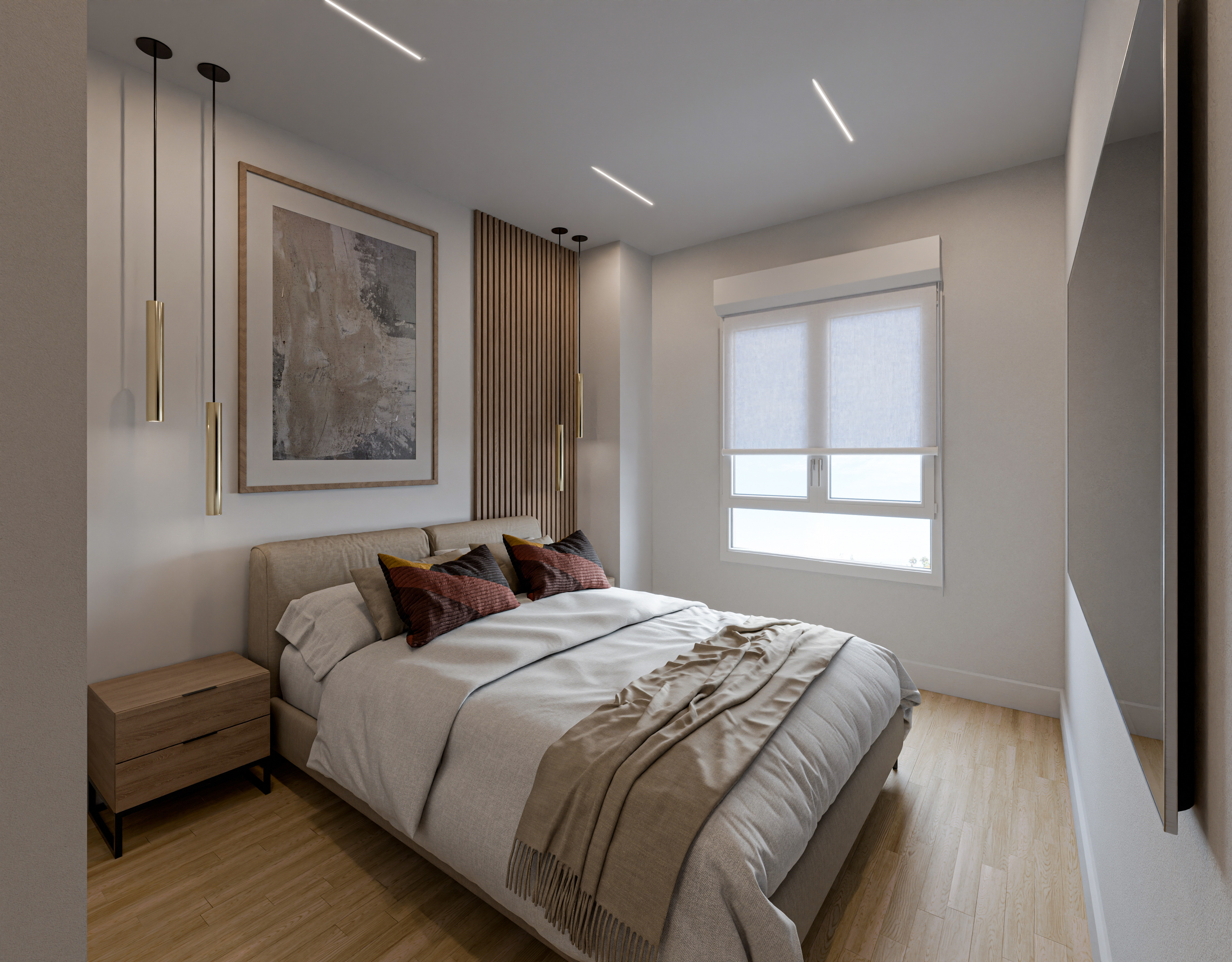 Master bedroom shot.