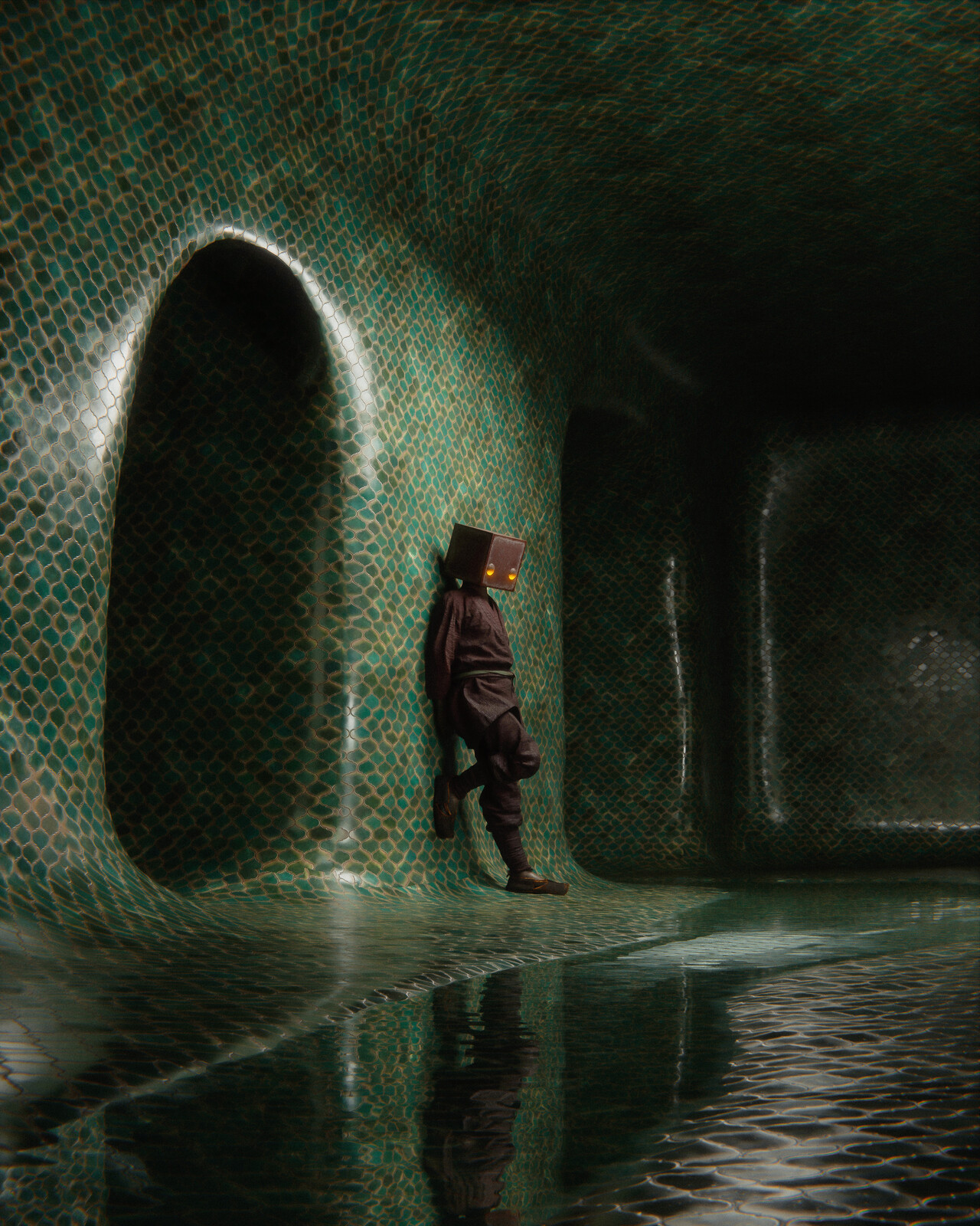 the bathroom underground maze
