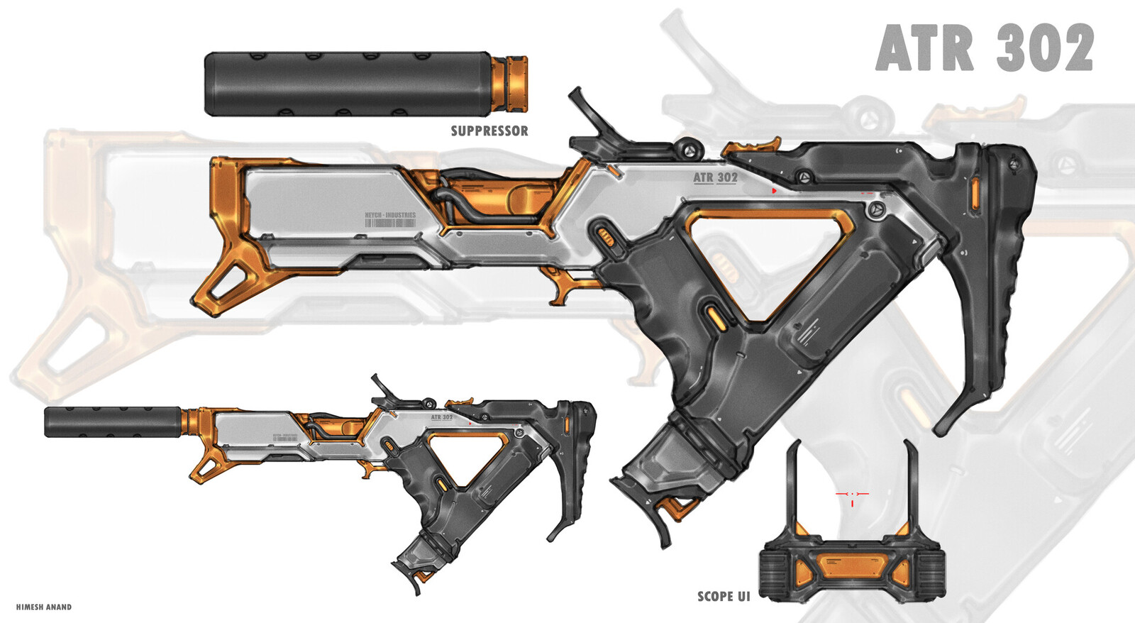 Himesh Anand concept art.
I was inspired and based my work on Himesh concept Art.  