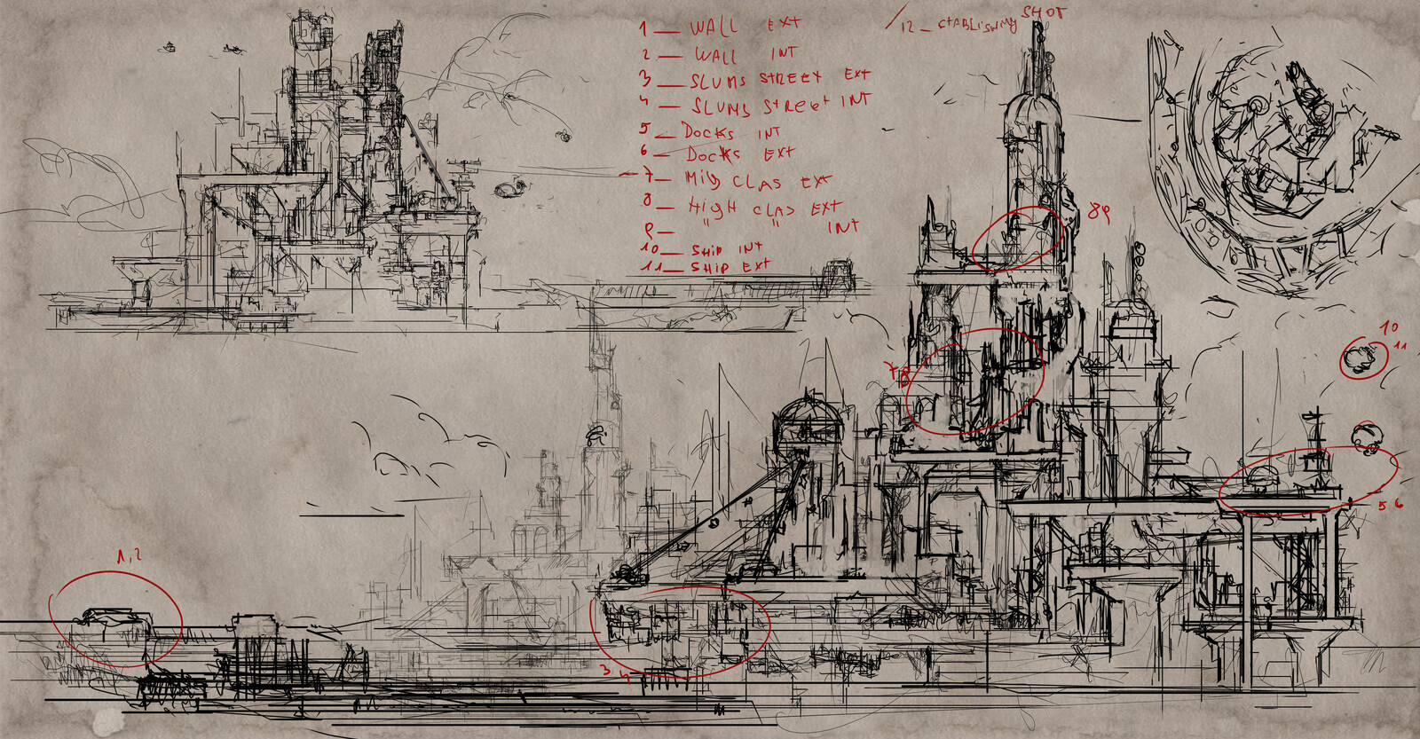 first ideation sketches