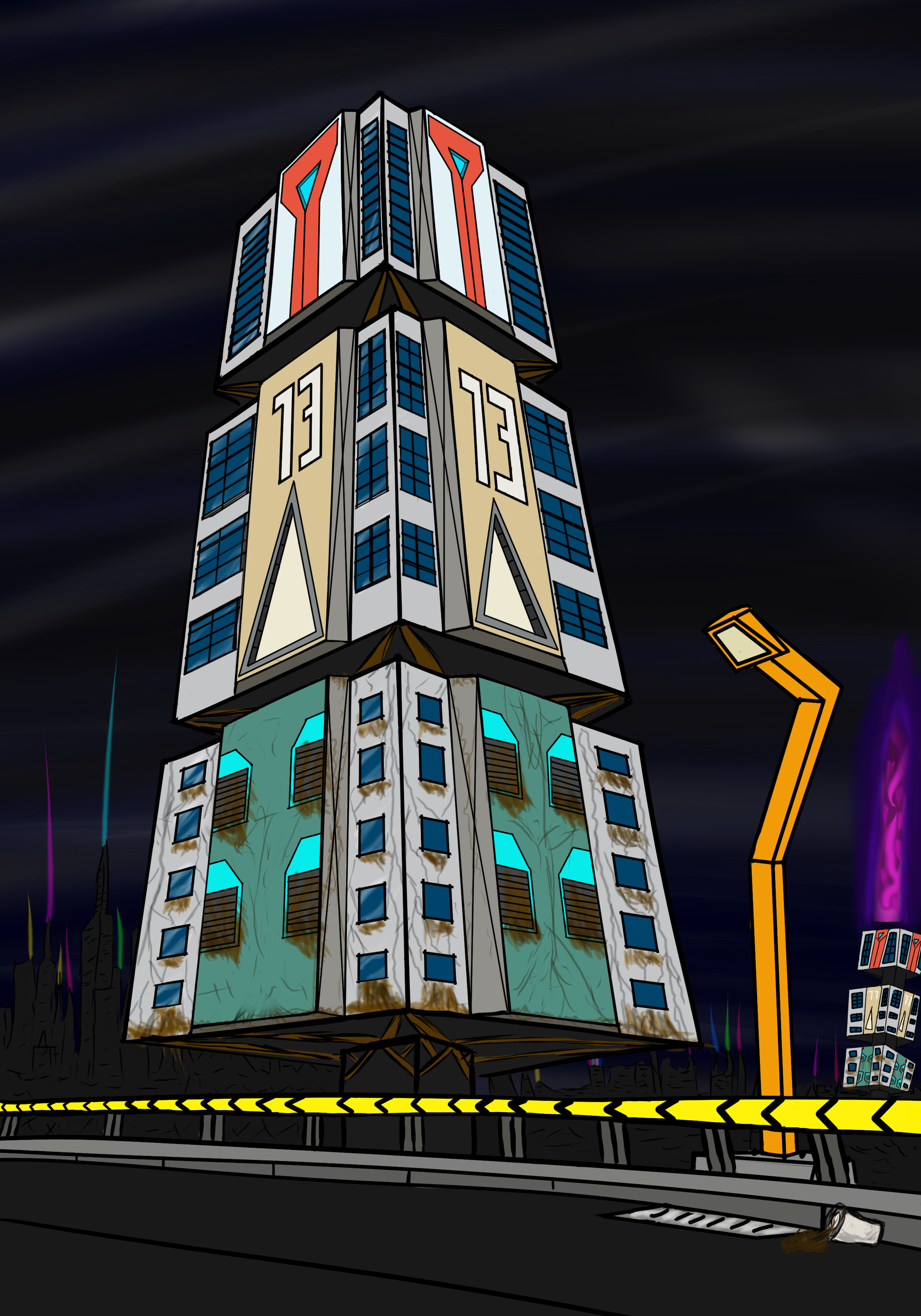 Lego ninjago borg tower outlet