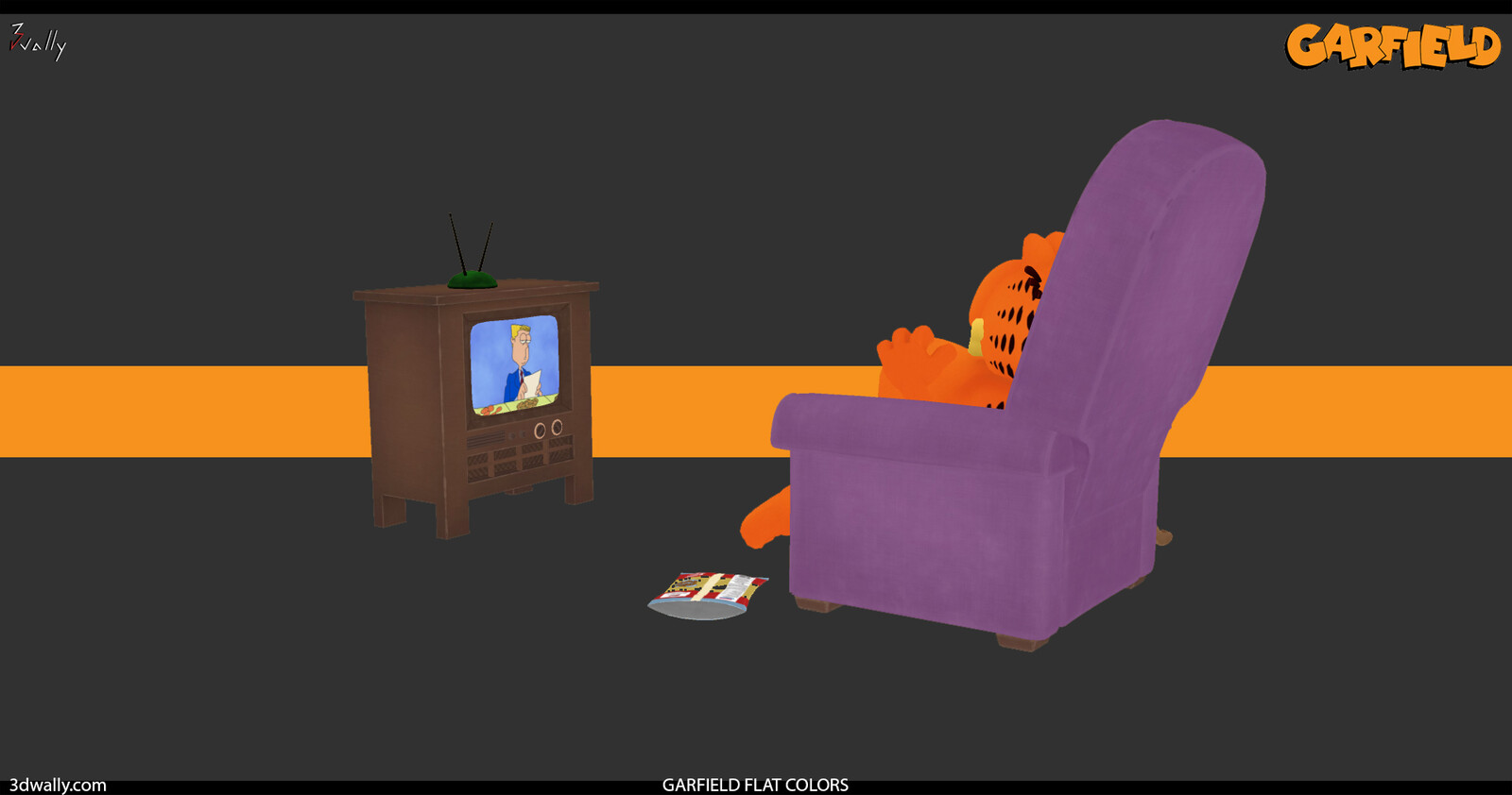 Garfield flat colors (SP)