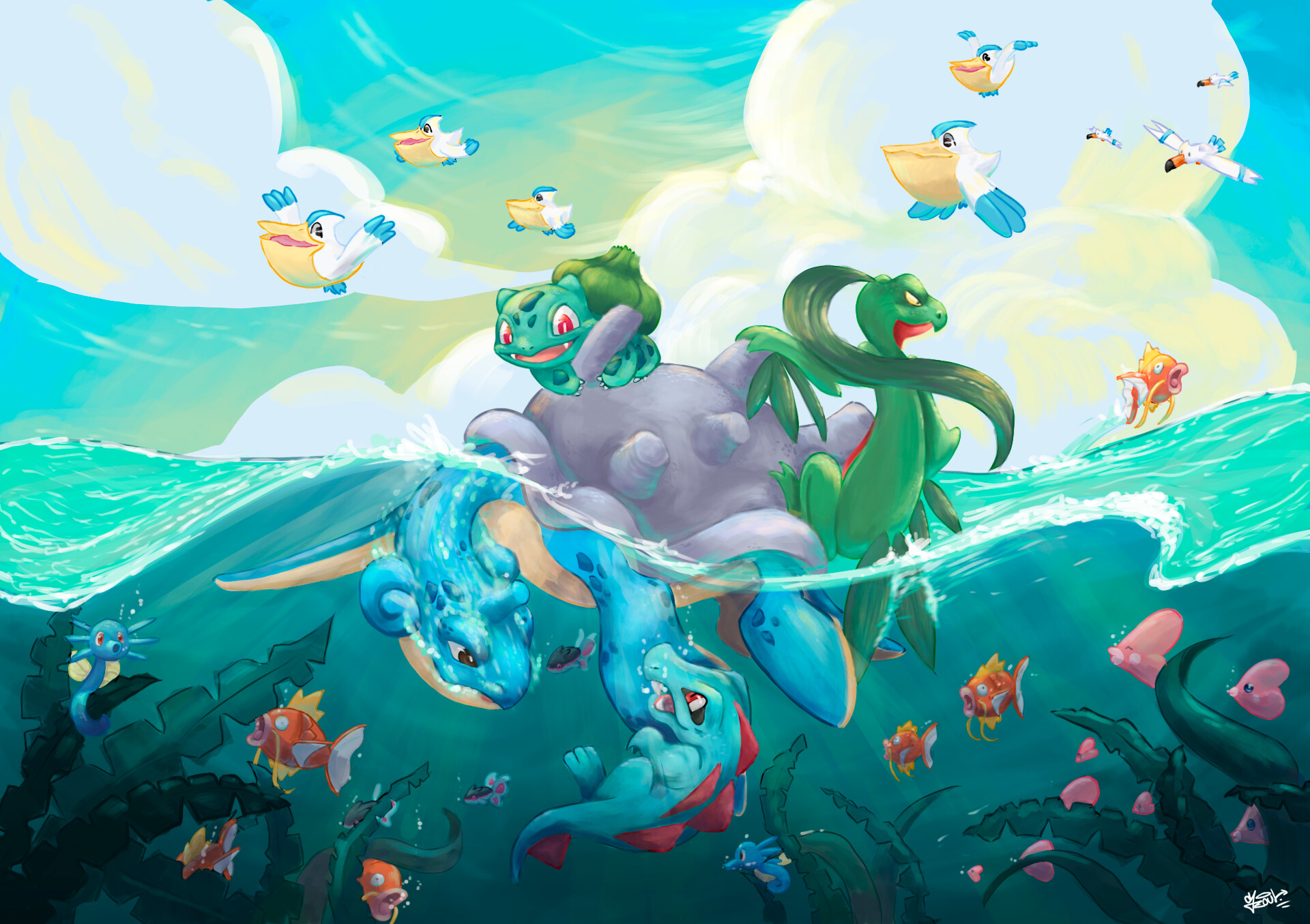 ArtStation - Pokémon mystery dungeon explorers of sky: Fanart