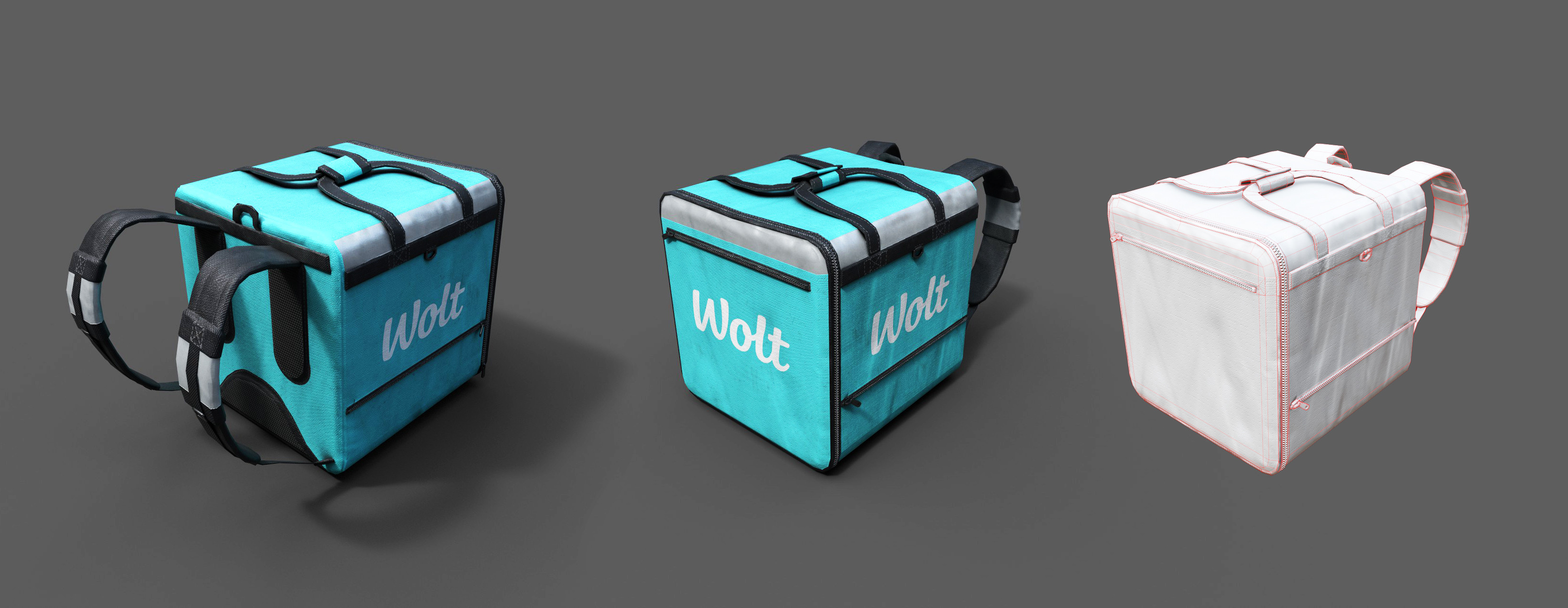 Wolt delivery bag