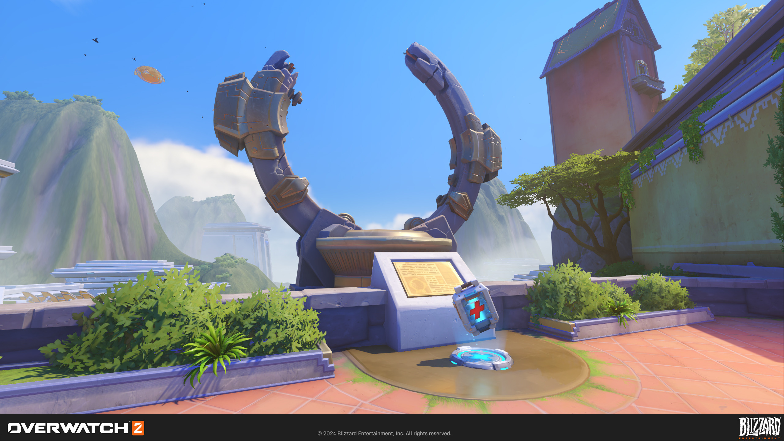 This is Ilari's artifact in the monument space that I worked on from concept to completion! The size of the artifact even relates to Ilari's announcement trailer, so this was built "to scale!" 