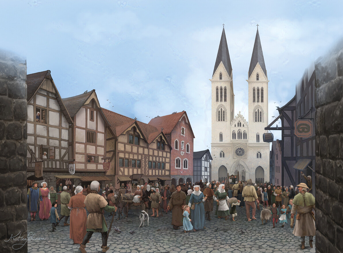 Деревня арт днд площадь. A medieval town. Medieval village город. Baldur's gate 3 арт. Средневековая улица арт фэнтези.