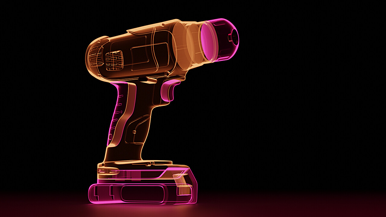 Drill, transparent color view