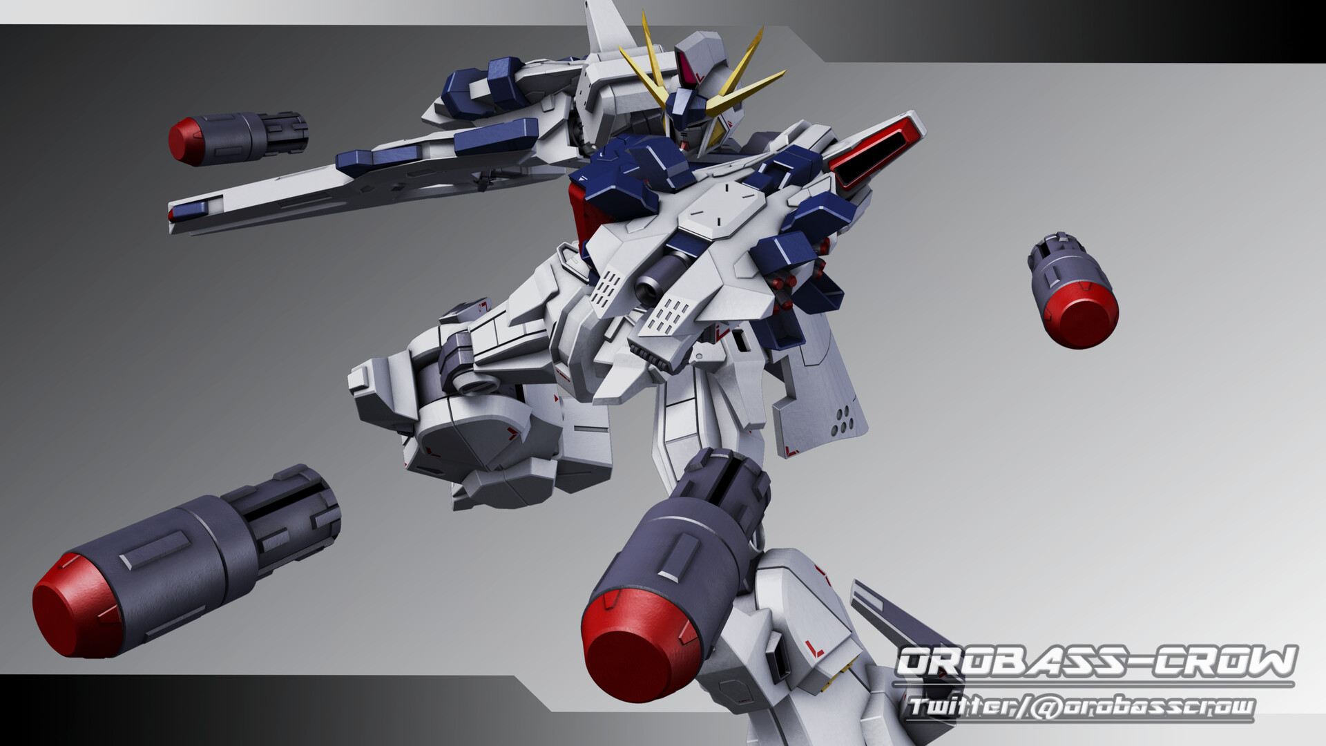 ArtStation - □3D MODEL□ RX-104FF【PENELOPE】