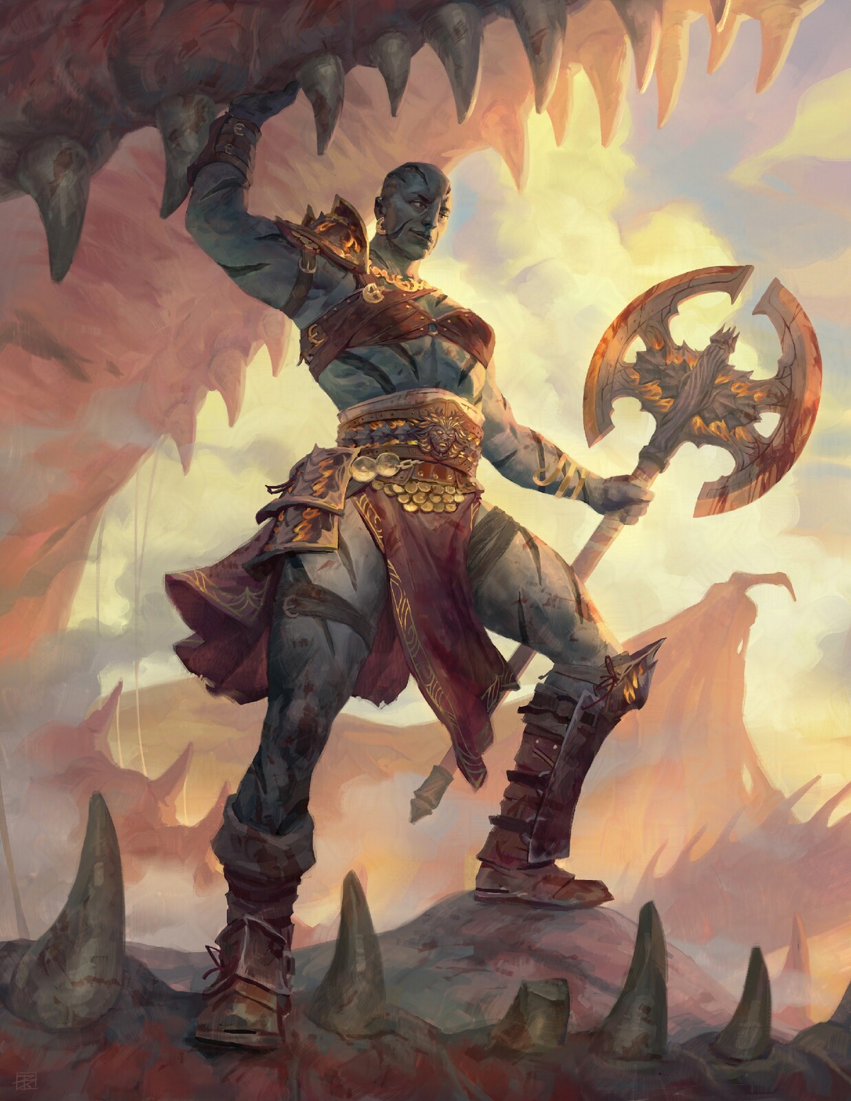 Barbarian class illustration