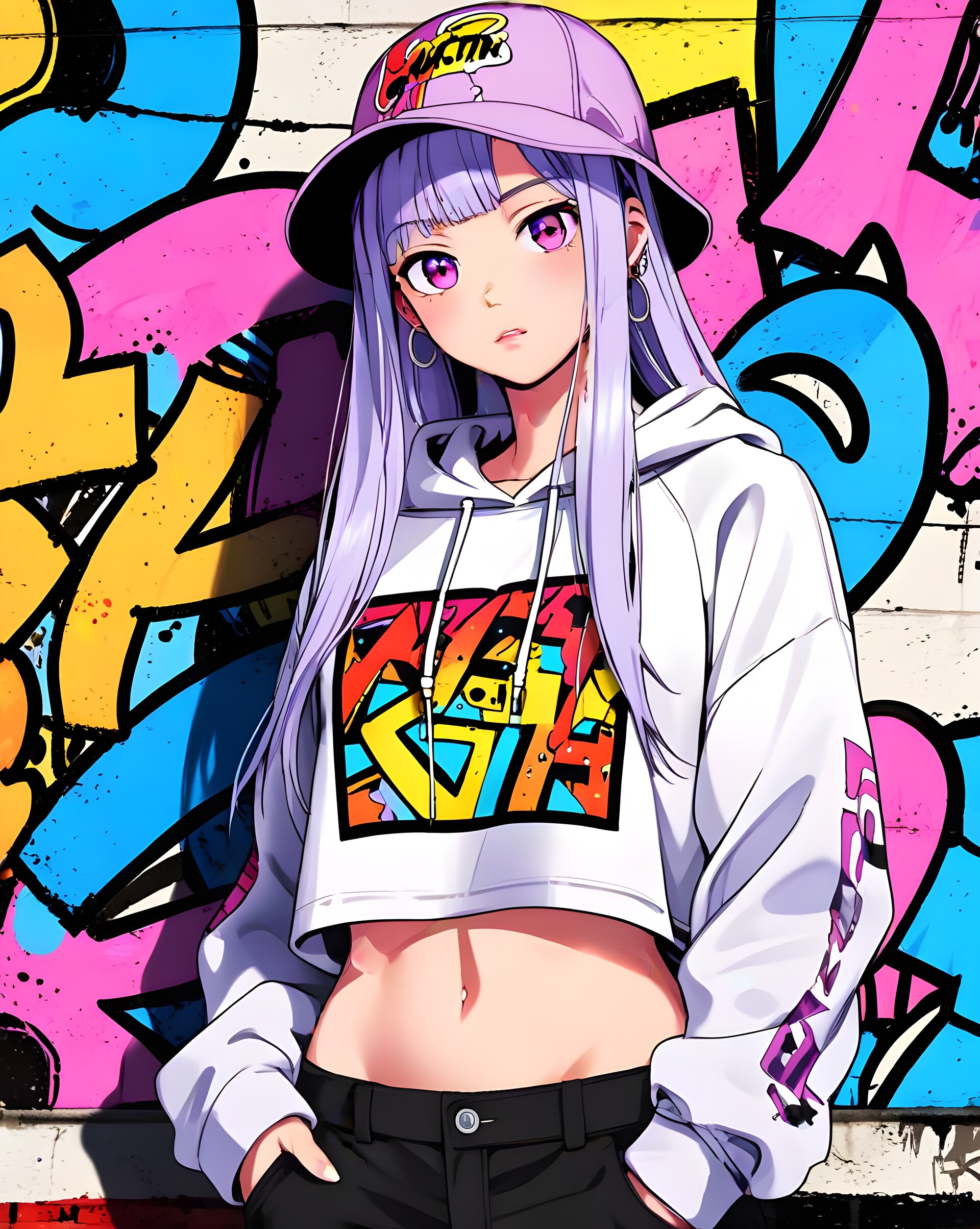 ArtStation 100 Female Anime Hip Hop Characters 120 Prompts Document