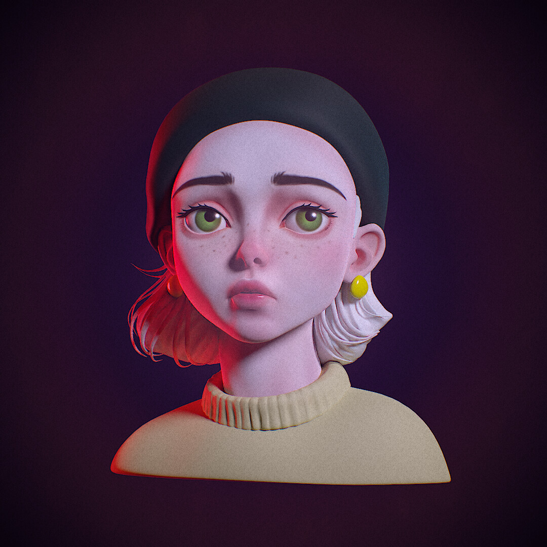 ArtStation - Girl in the hat