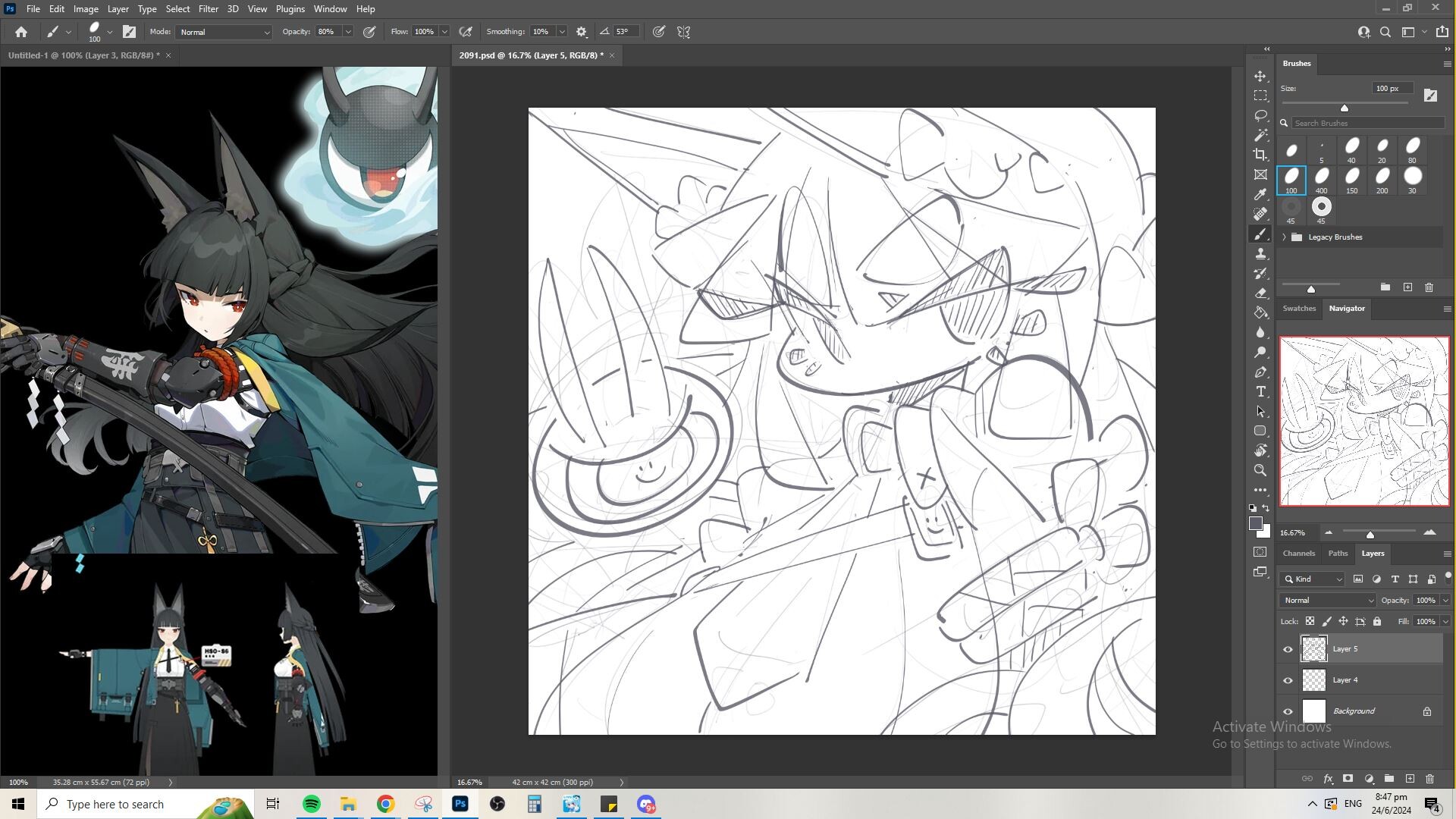 Jr Pencil - 2091 - Hoshimi Miyabi / 星见雅24 Jun 2024