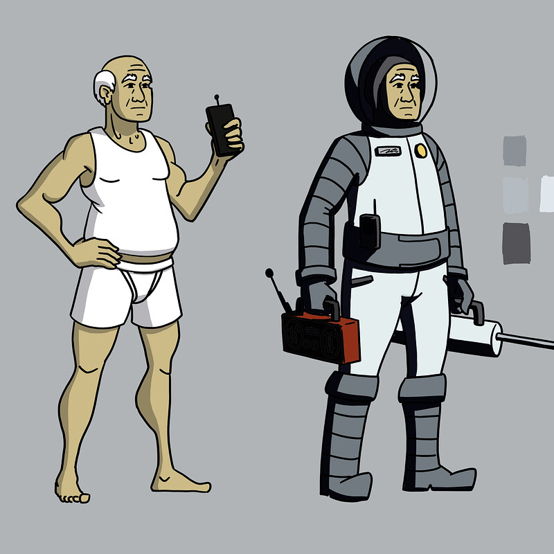 "Promenade" Character Designs