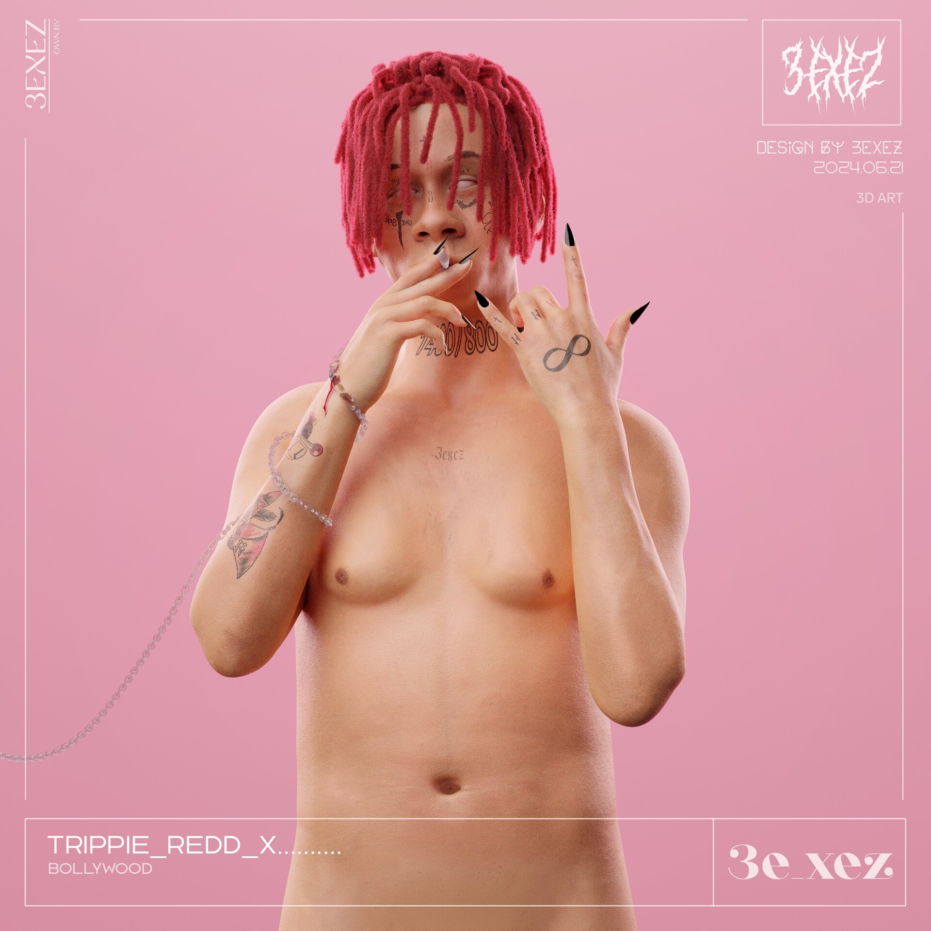 ArtStation - 3D Trippie Redd