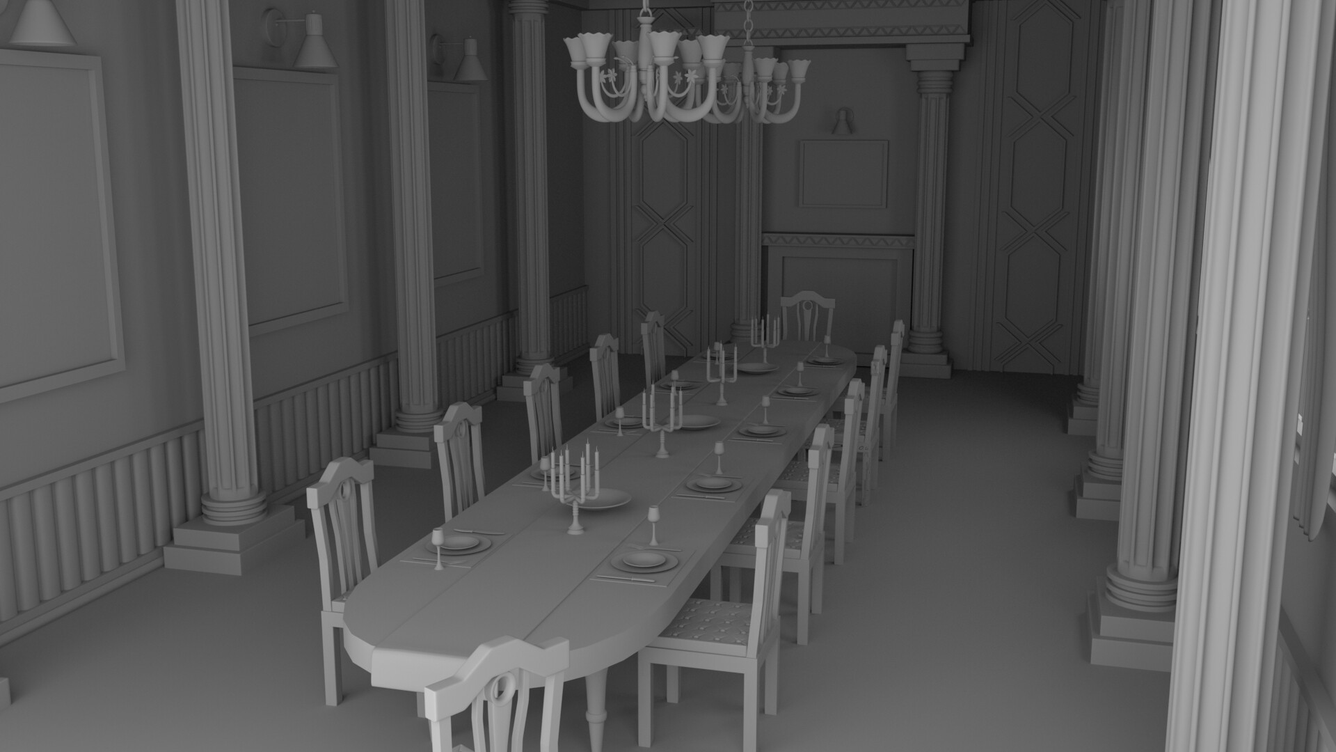 ArtStation - High poly Interior render