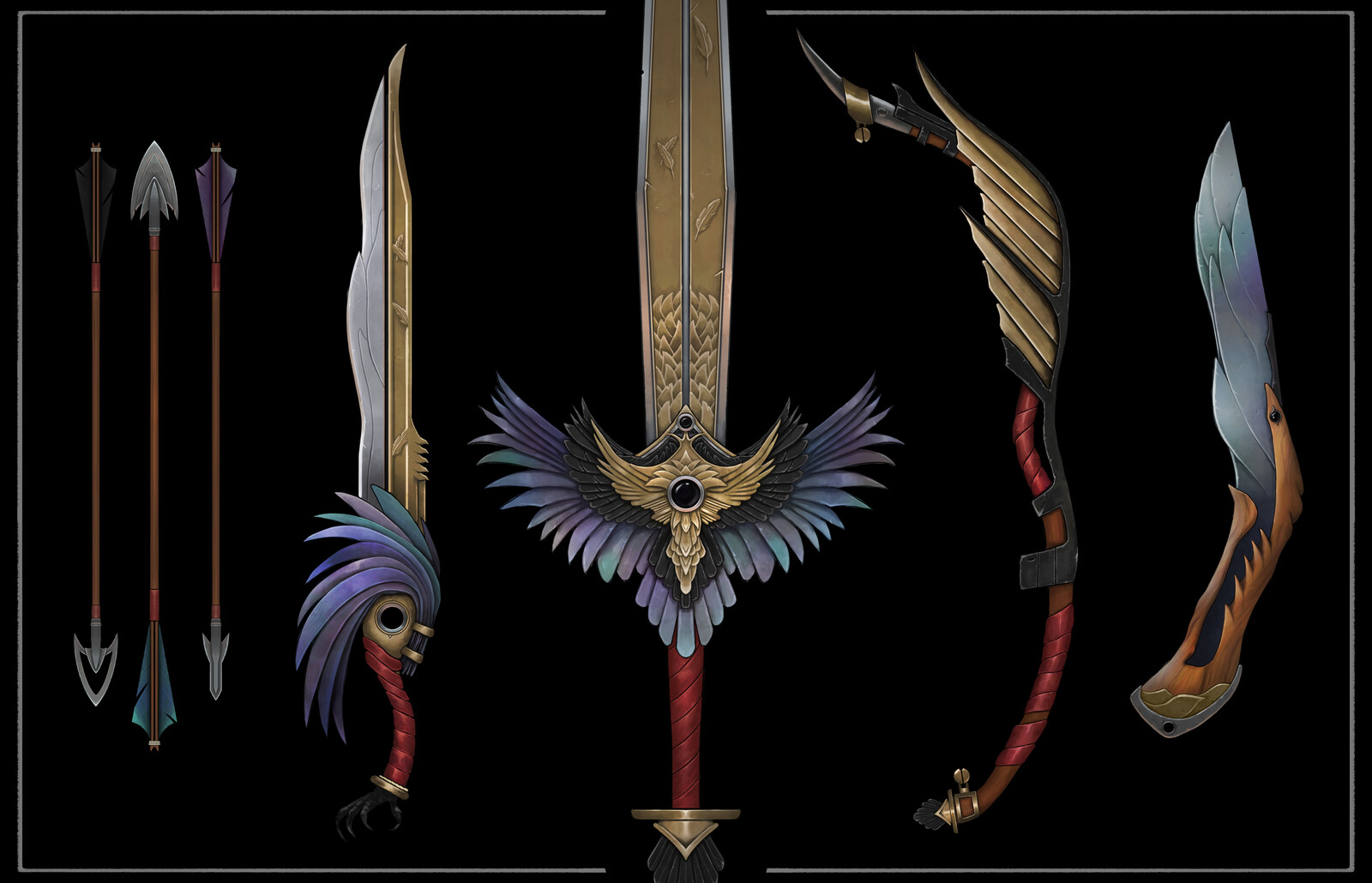 Weapons of the Magpie Knights