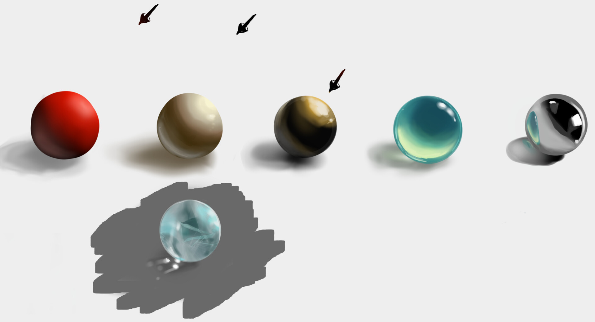 ArtStation - Shading spheres