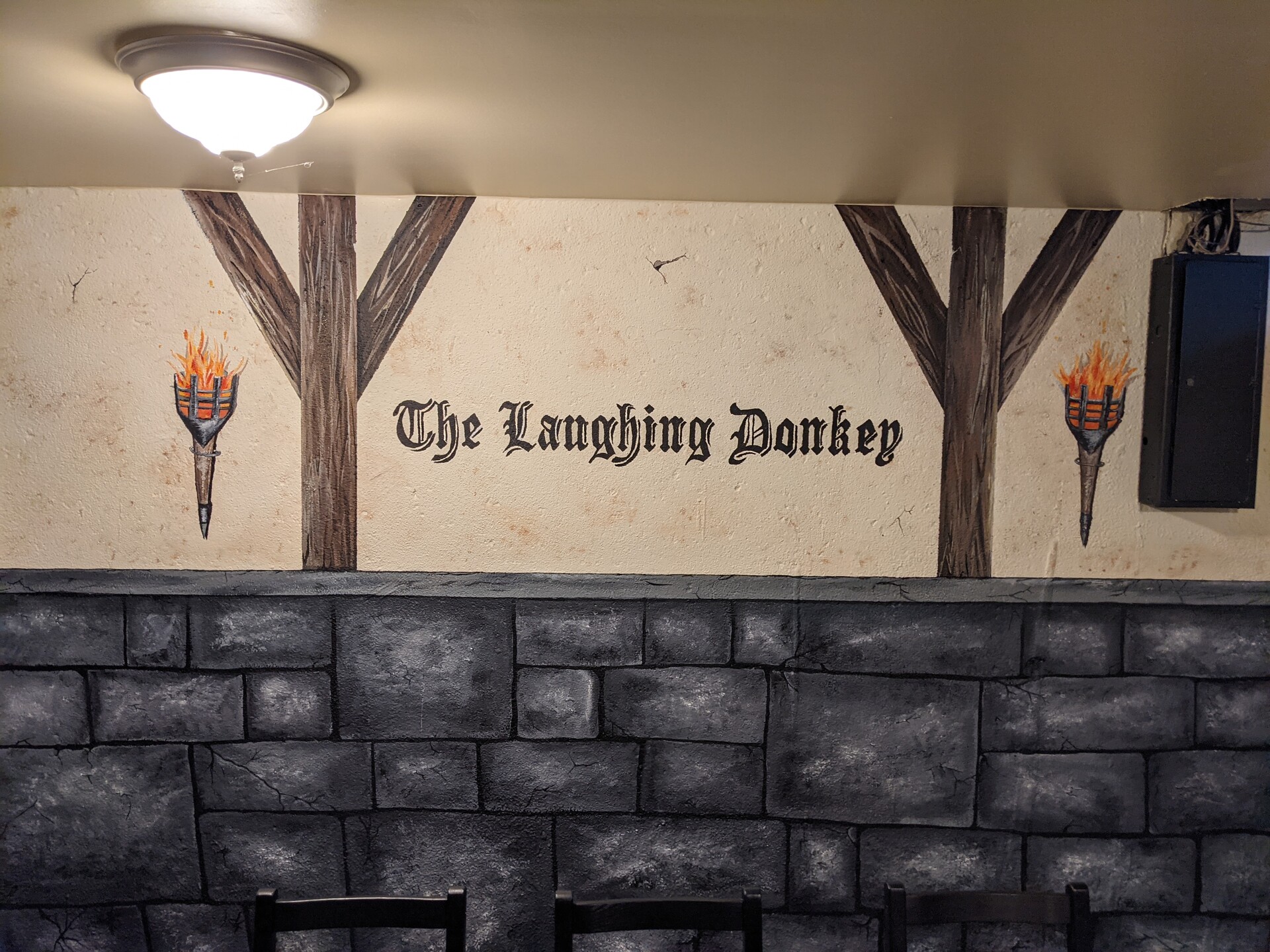 David Maclaren Art Portfolio Medieval Basement Mural