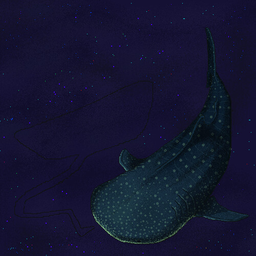 ArtStation - Pixel Art Whale shark