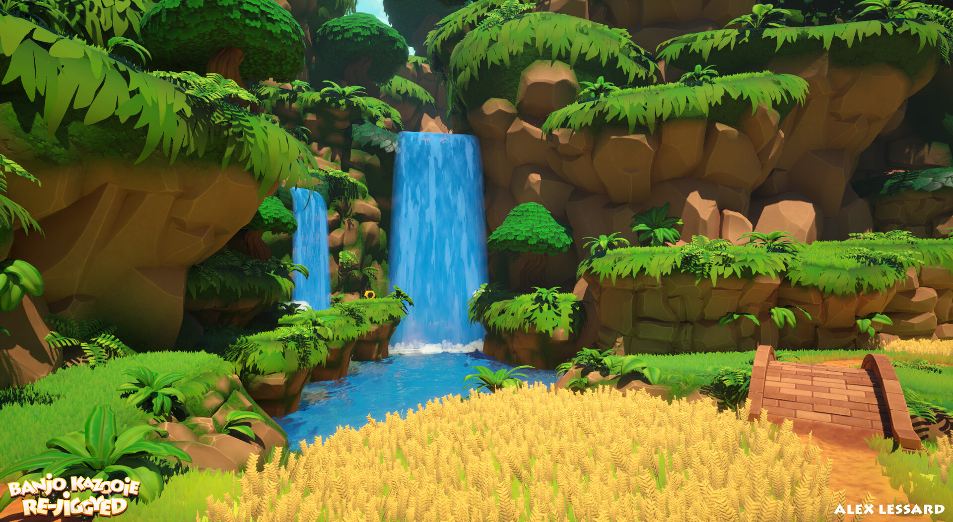 Banjo-Kazooie Re-Jiggyed  Spiral Mountain Fan Art
