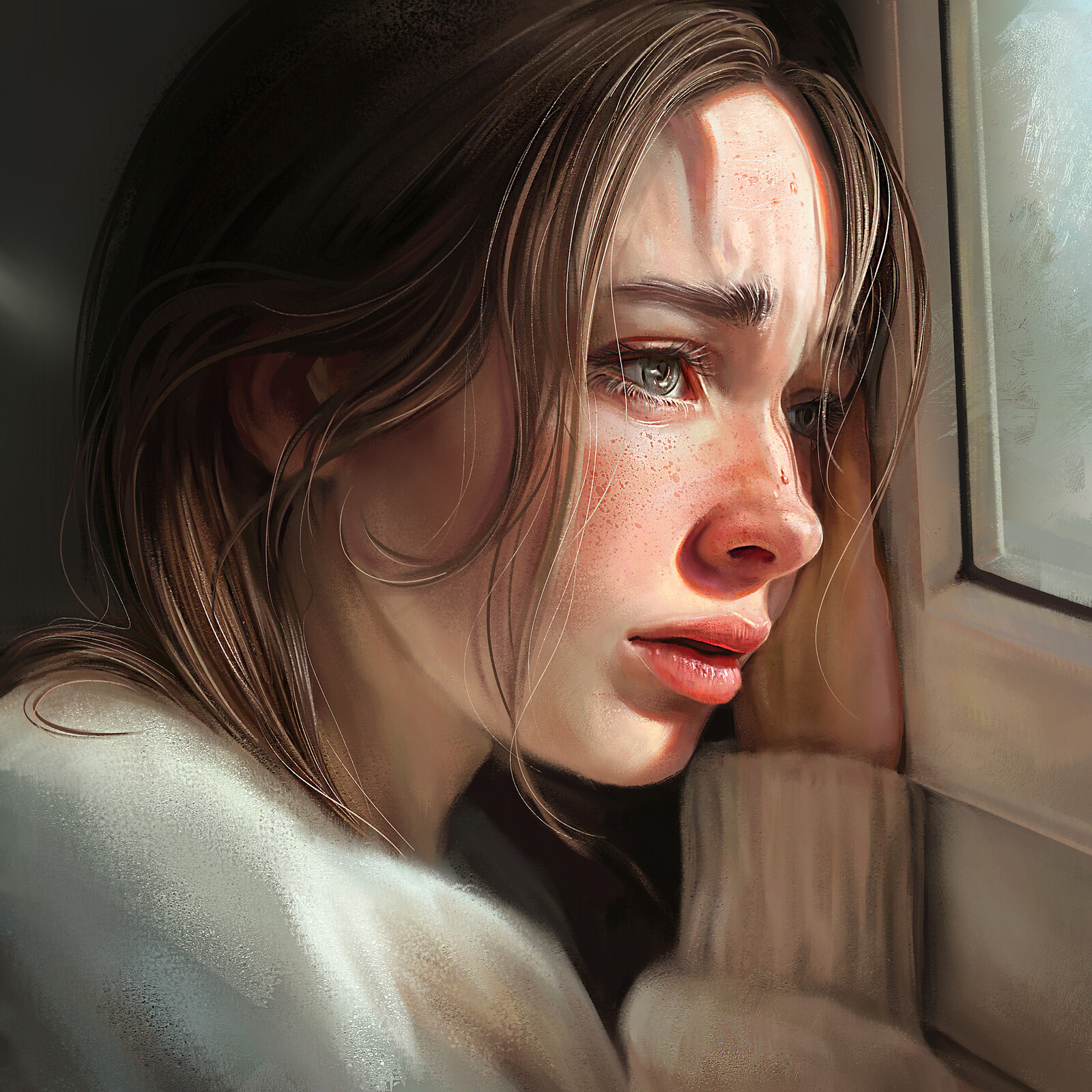 Girl learning about periods
