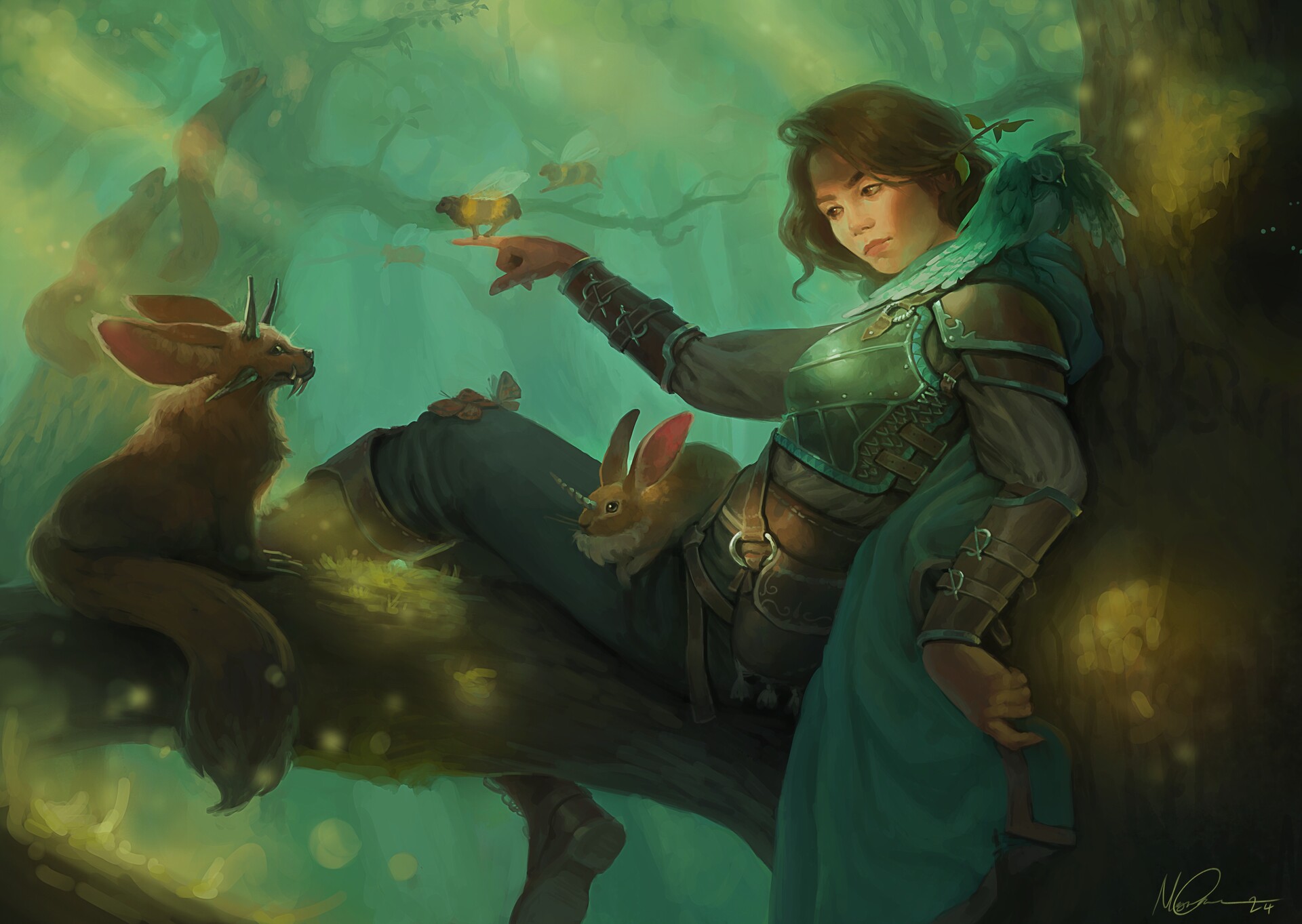 ArtStation Ellivere of the Wild Court Fan Art
