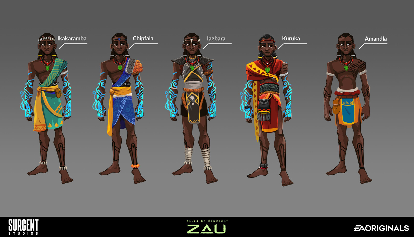 Zau outfits to explore regions