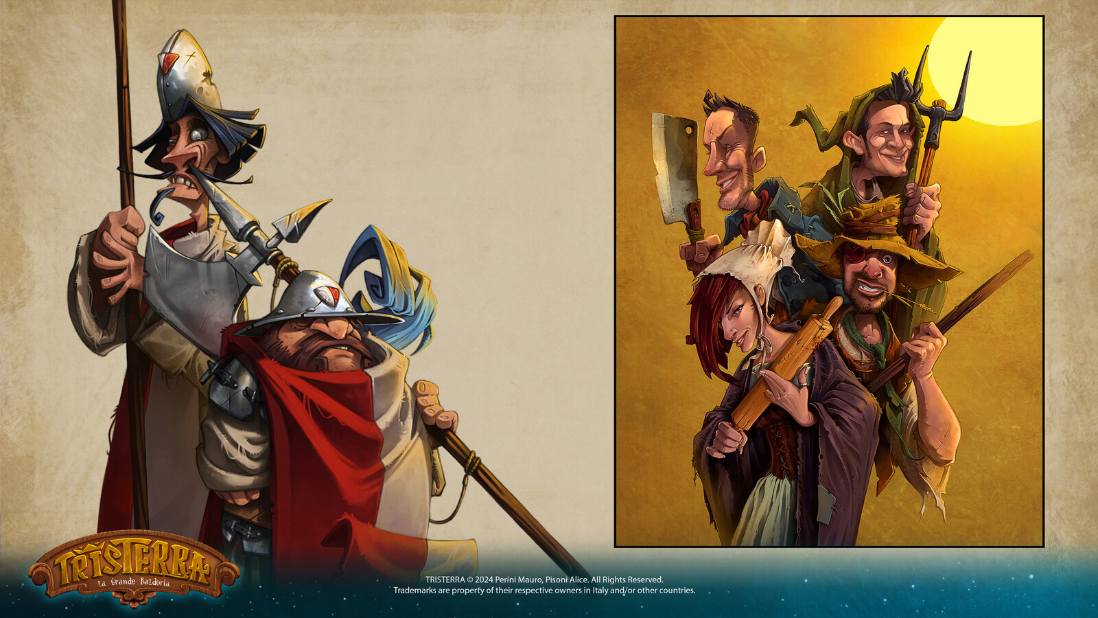 base sketches by Mauro Perini and right screen colored in combo
