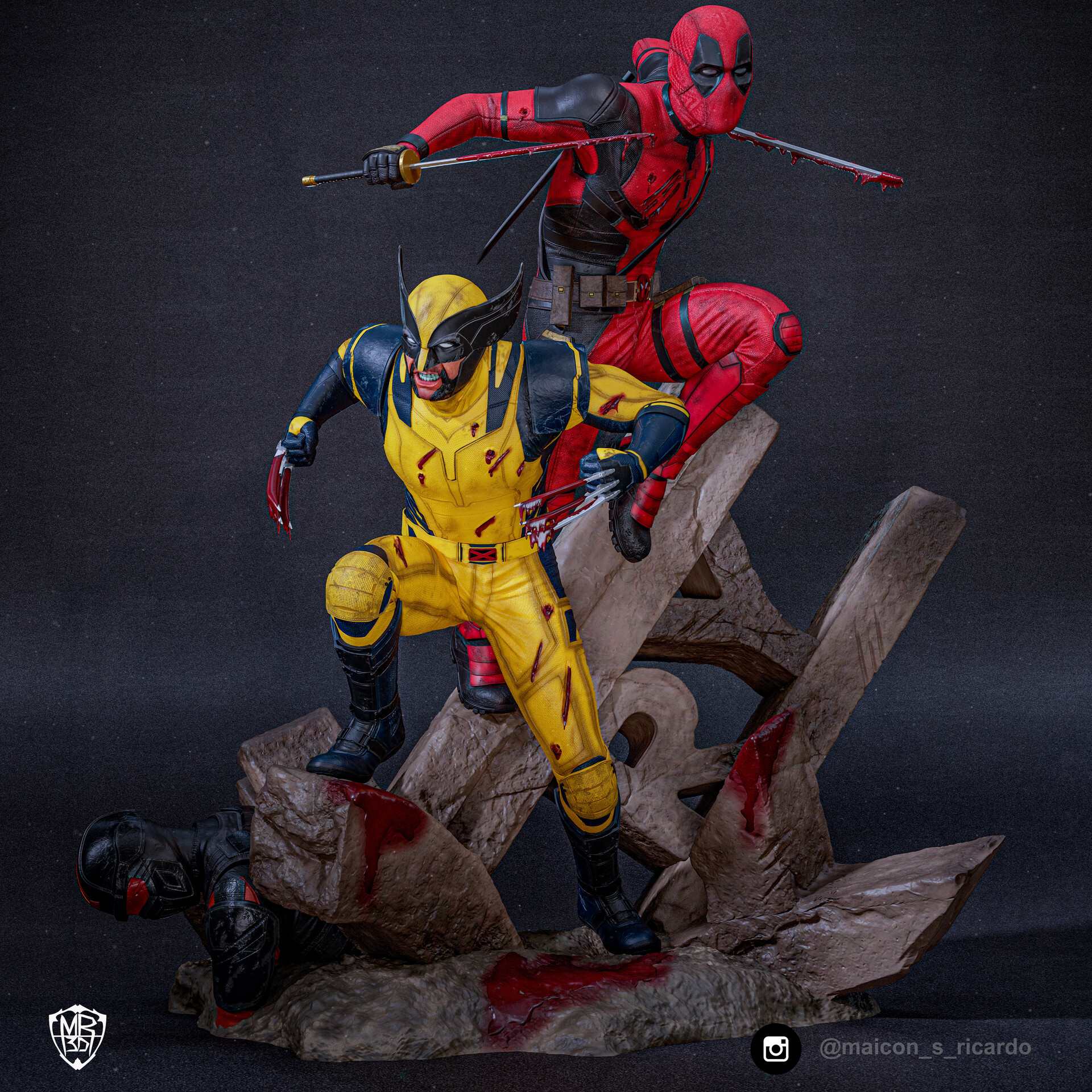 ArtStation - Deadpool and Wolverine - Fan Art