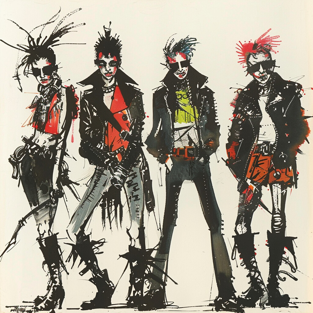 80s punk style clearance