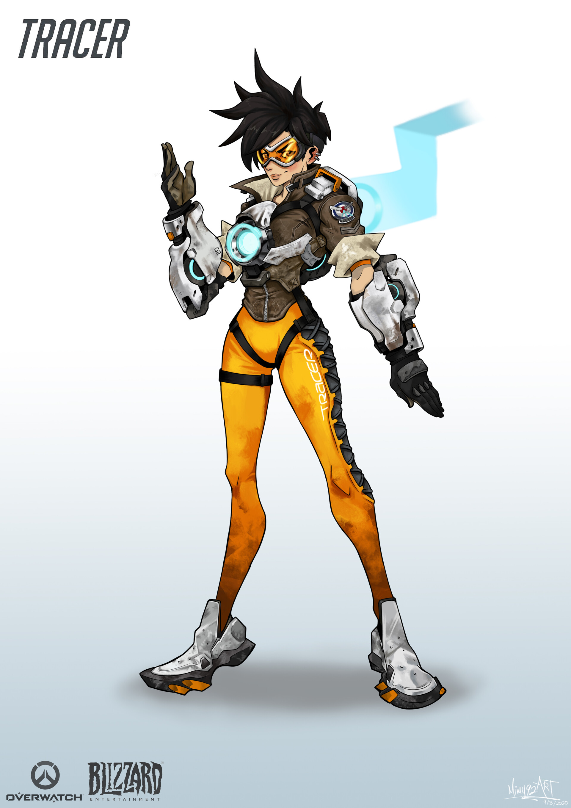 ArtStation - Tracer Concept Art 2020