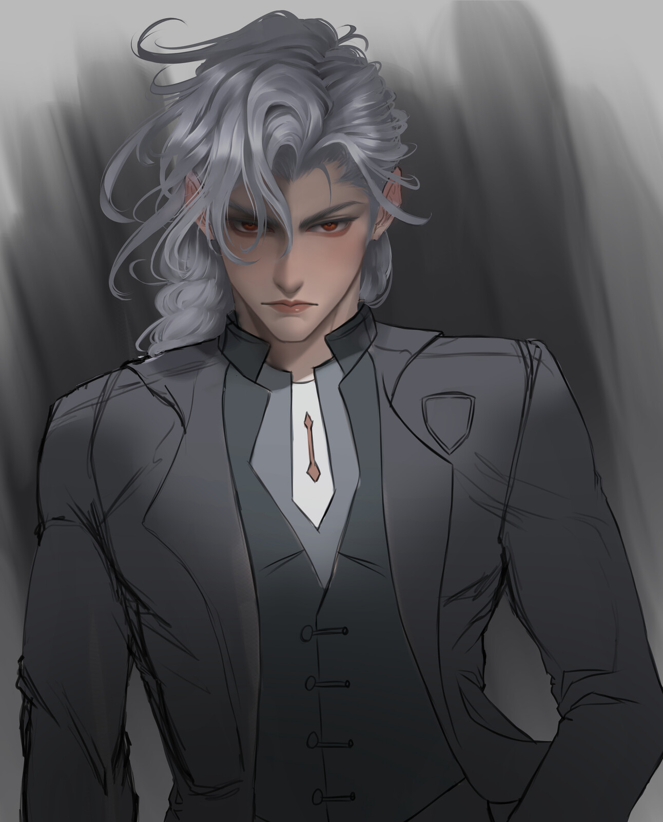 Face and hair render