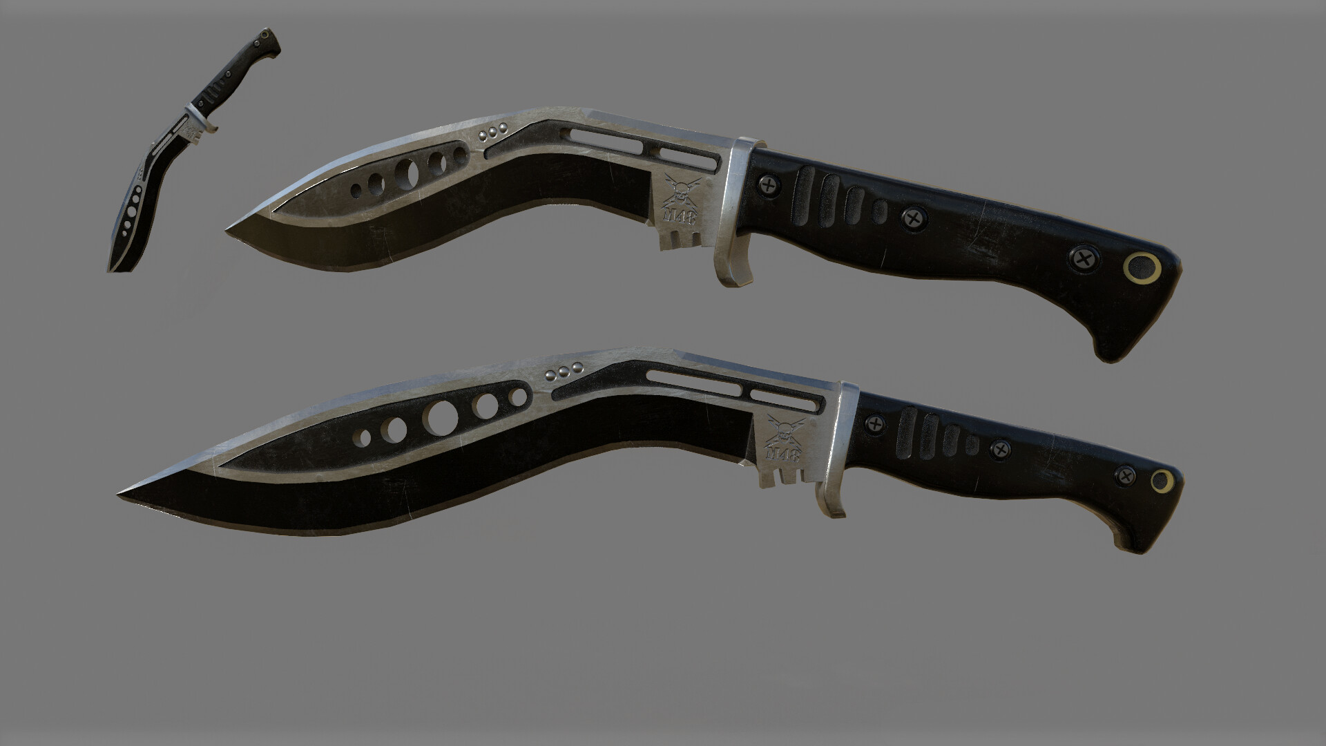 ArtStation - M48 Tactical Kukri Knife