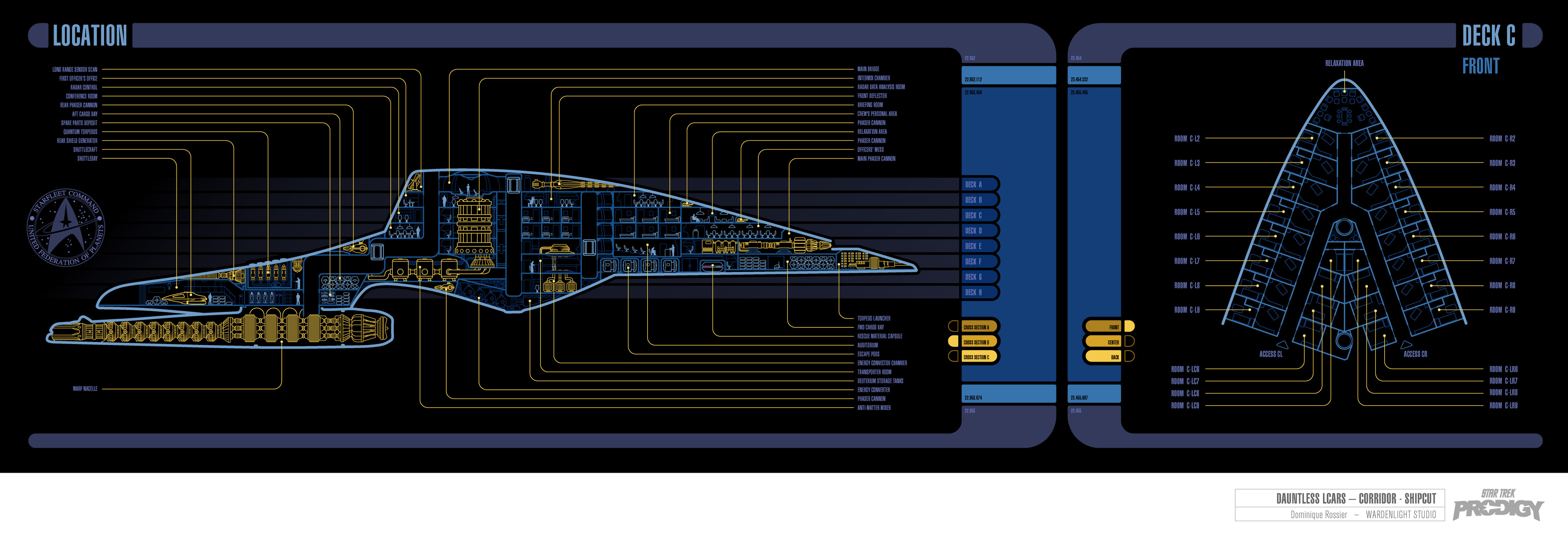 Star Trek Prodigy : Dauntless UI - LCARS