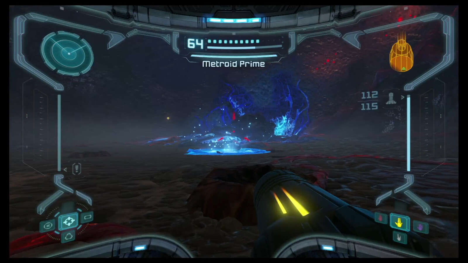The Combat Visor. This is the heart and soul of any Prime game, and I began working on it my very first week at Retro.