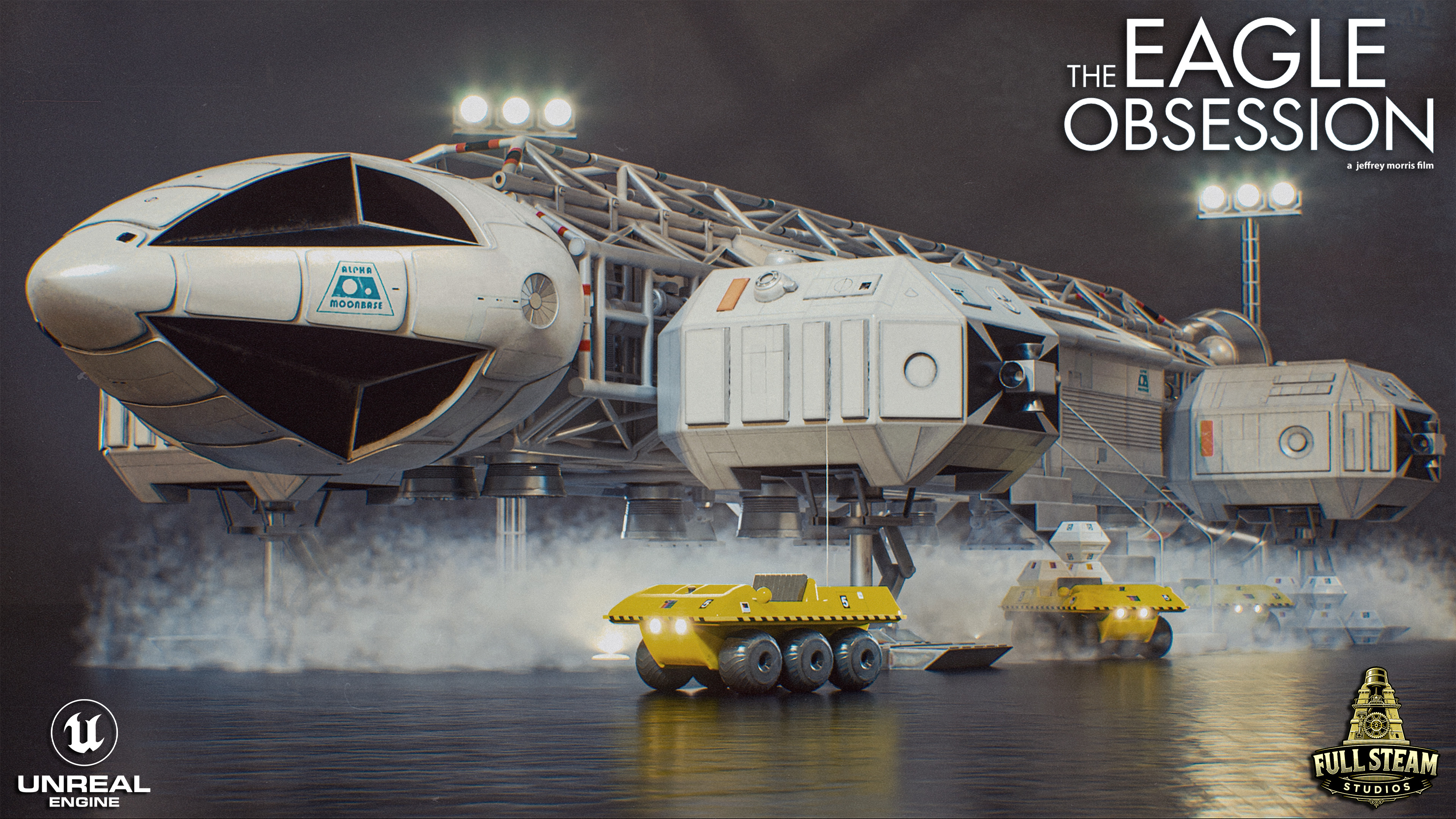 AndersonArt3D - Space 1999 Eagle Digital Reconstruction