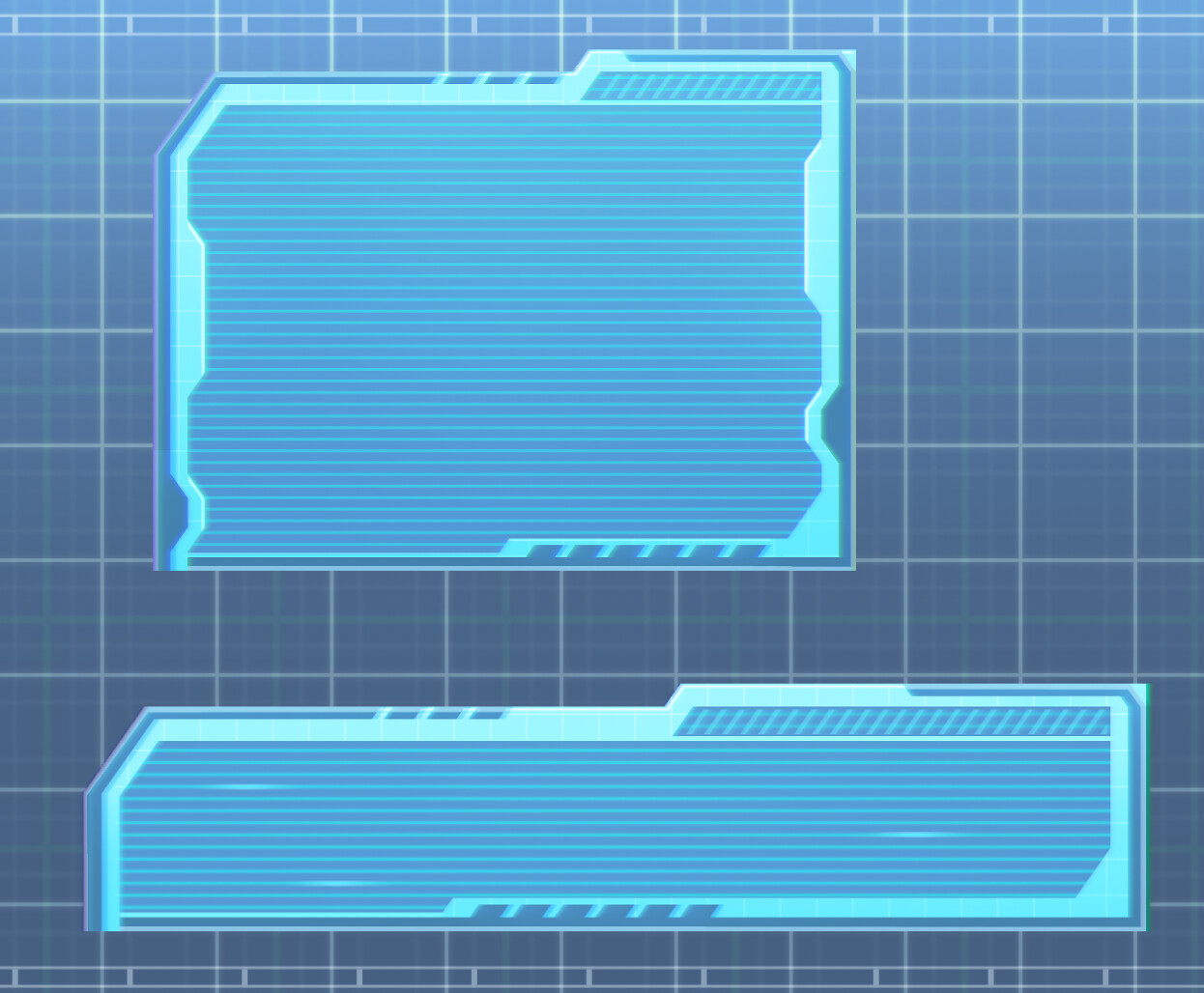 ArtStation - Sci-Fi UI Text Box
