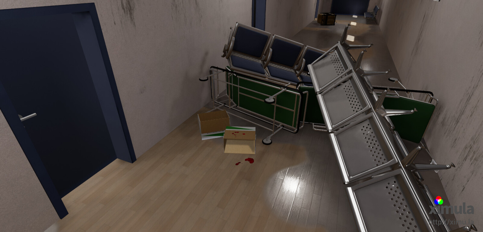 Corridor, dirty version.