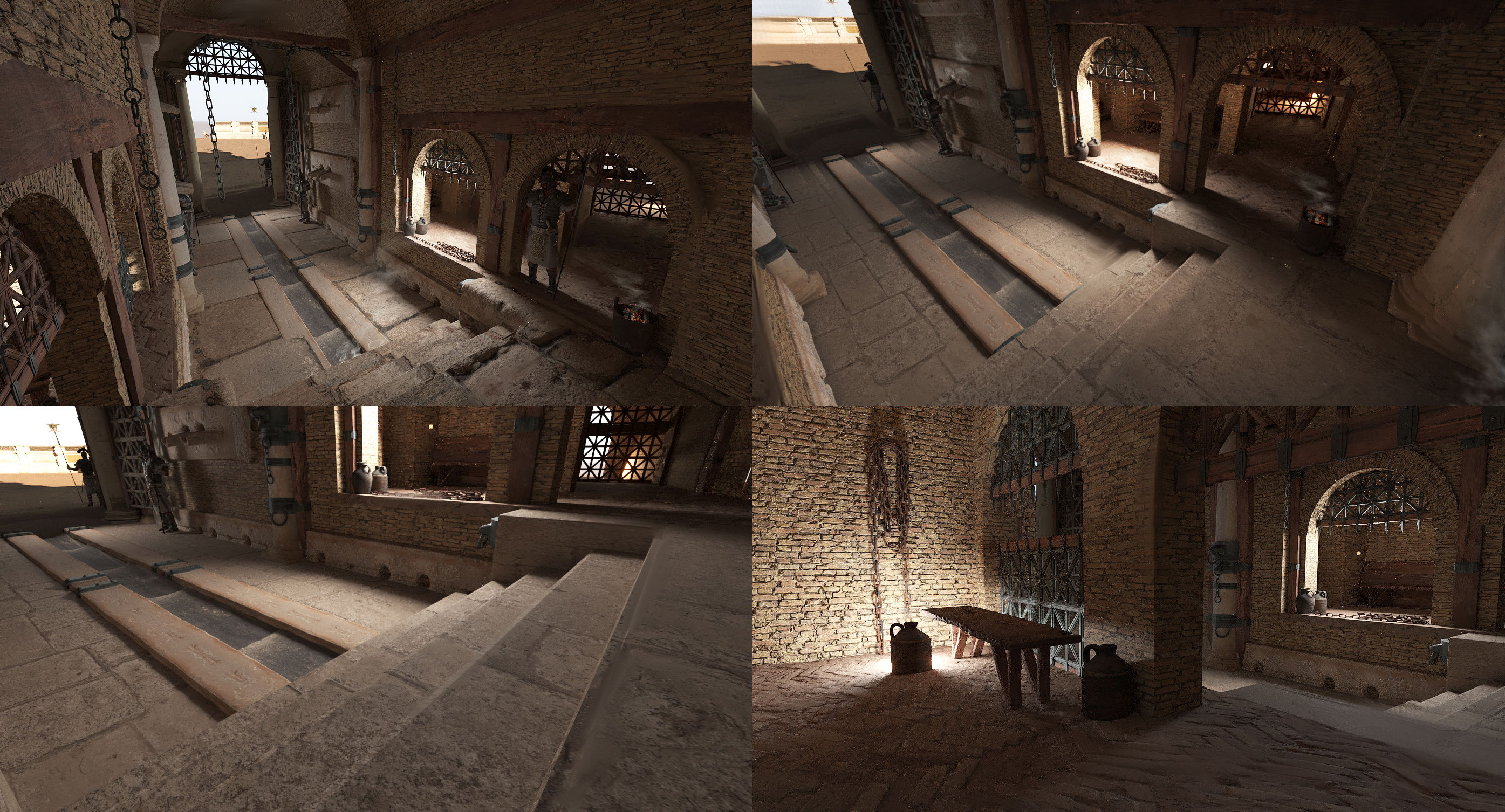 Study of the arena access gallery - early version