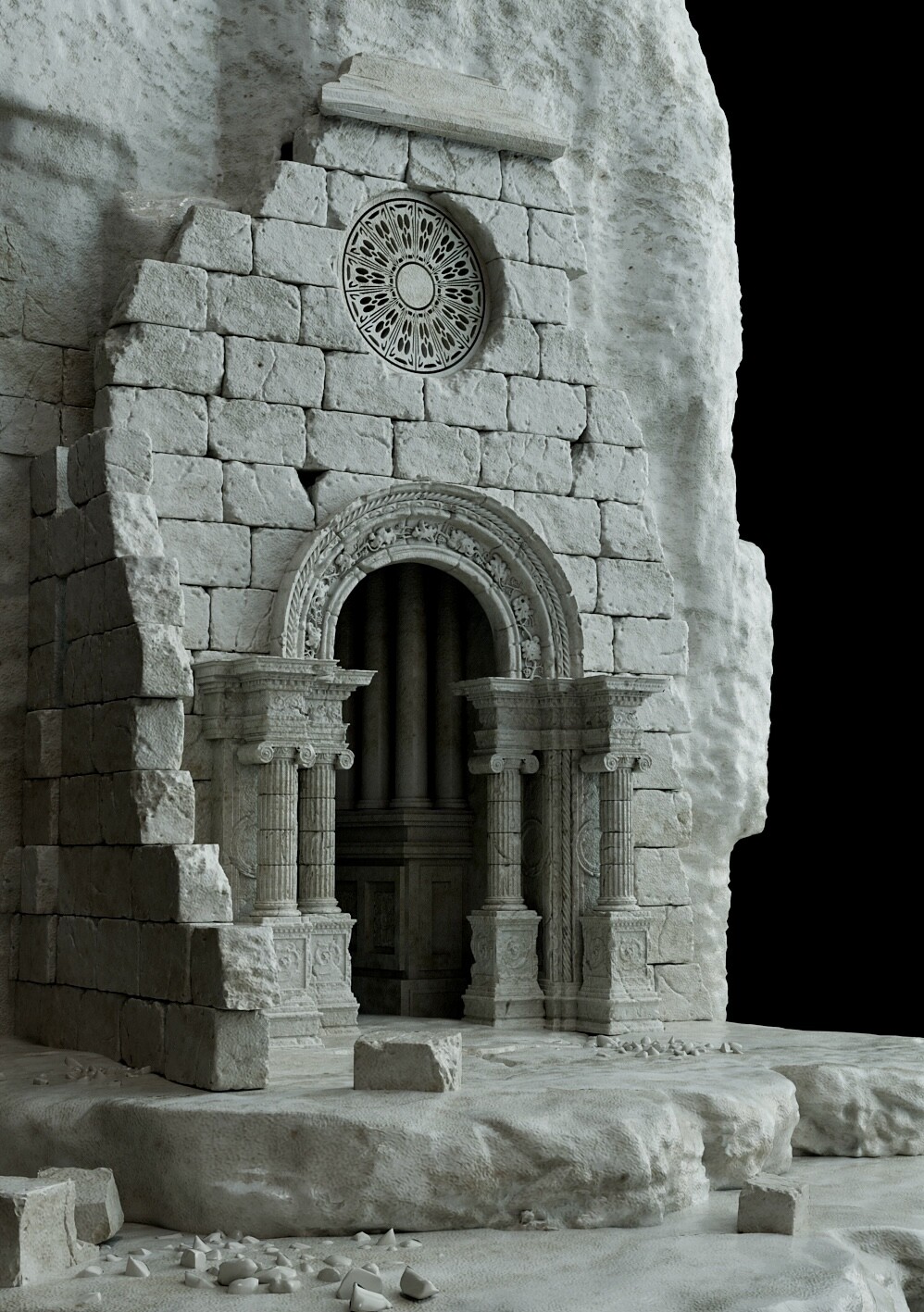 ArtStation - Stone Sculpture