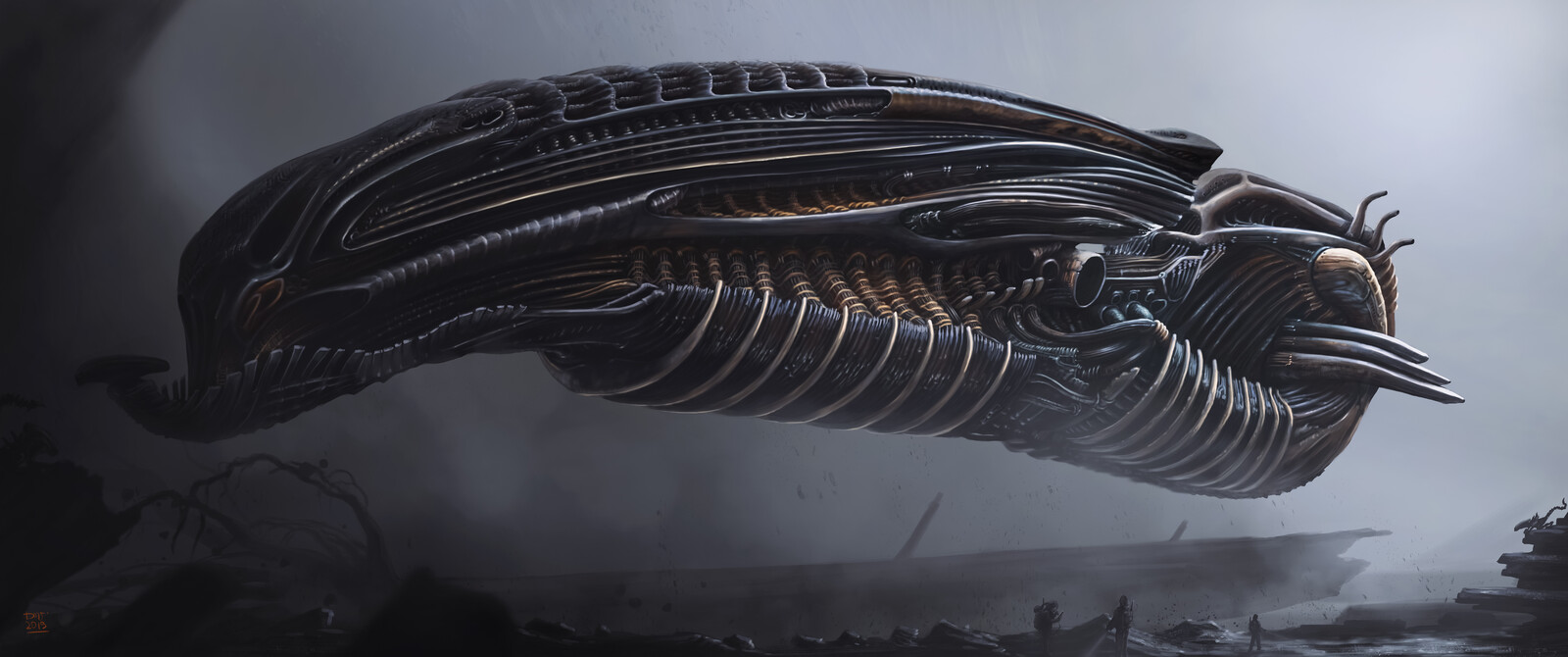 "Xenoship" [alien spaceship]