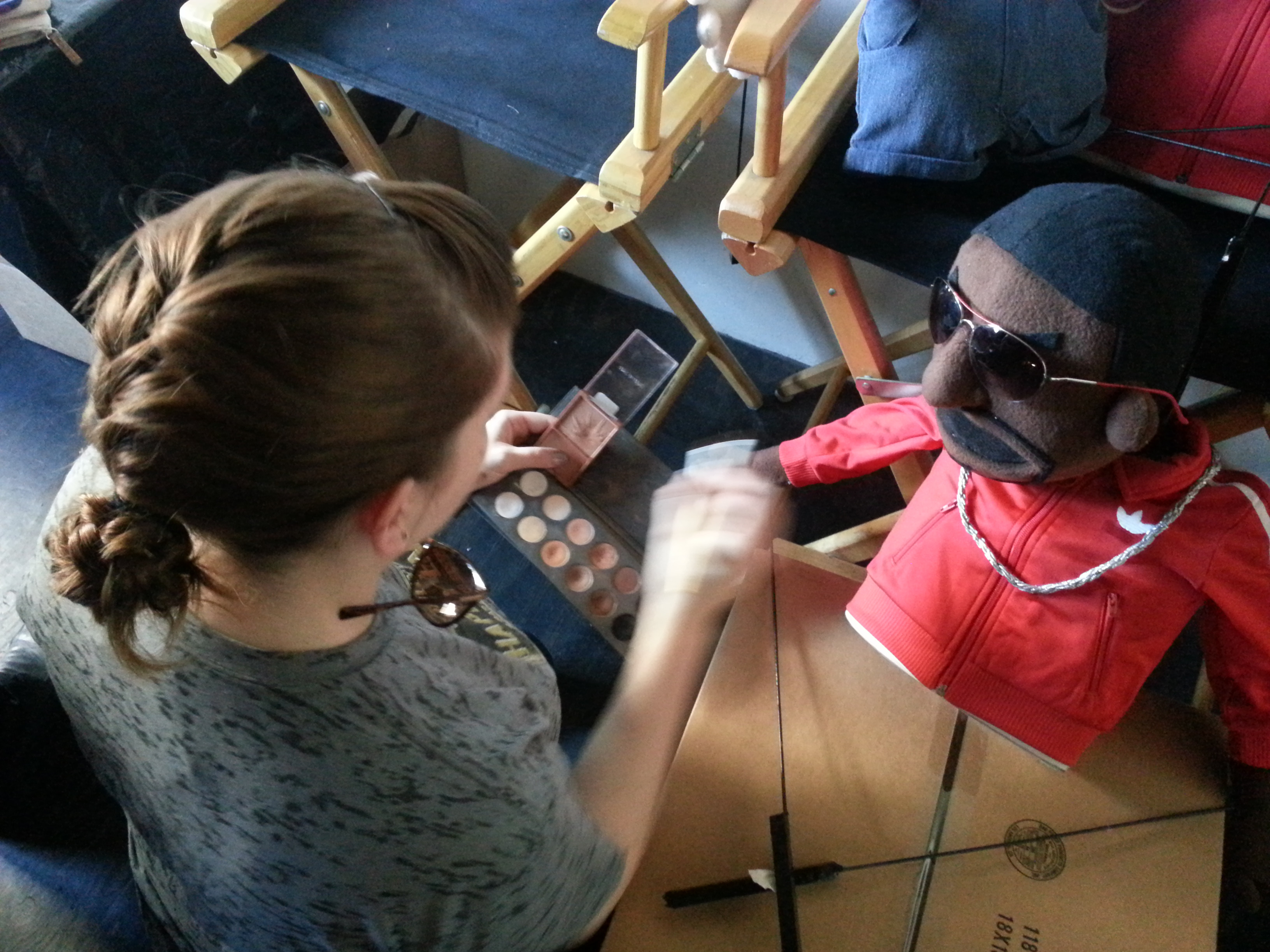 Melissa Doss coloring puppets
