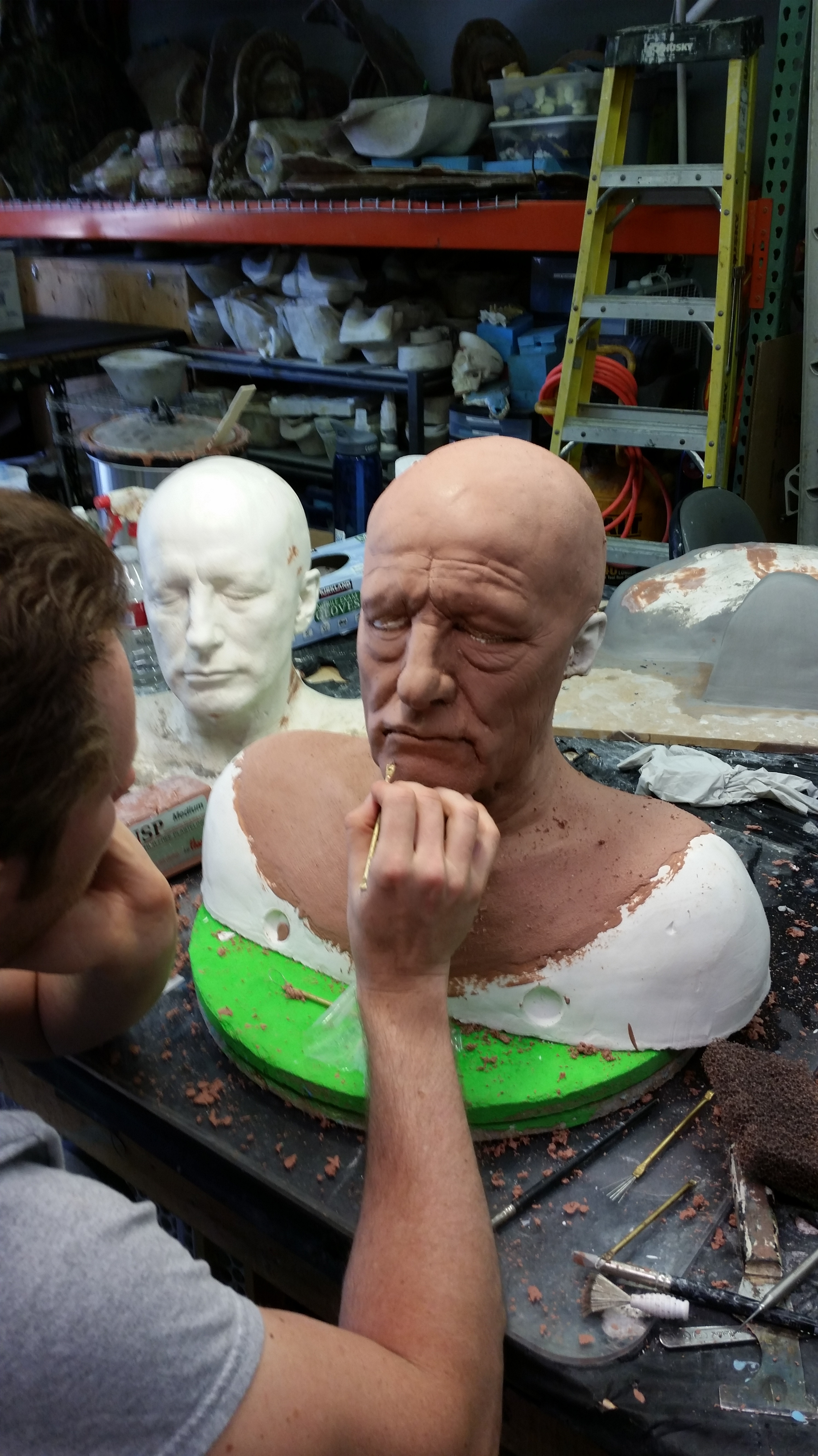 Logan sculpting Old age MU
