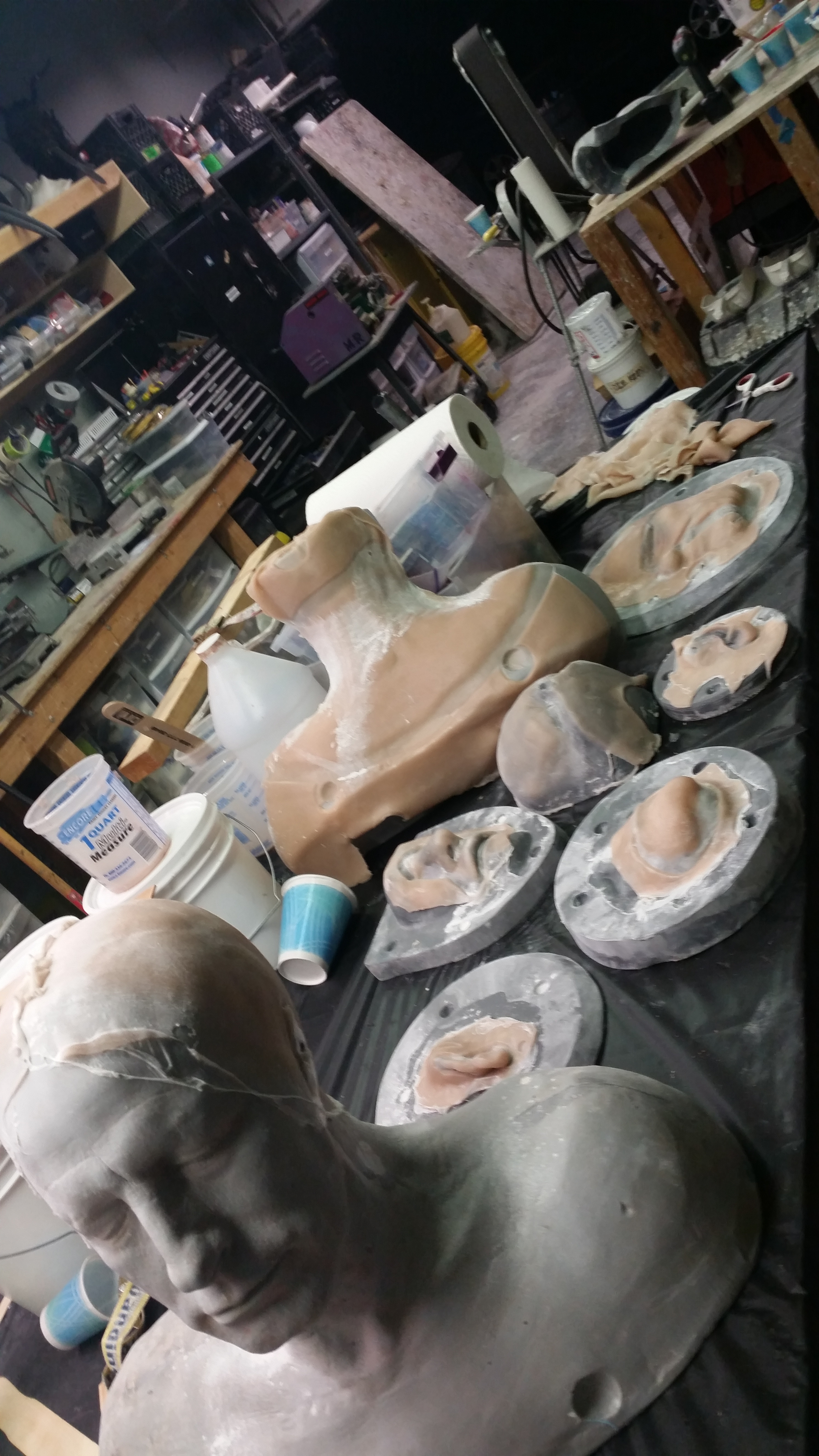 1st run of silicone
