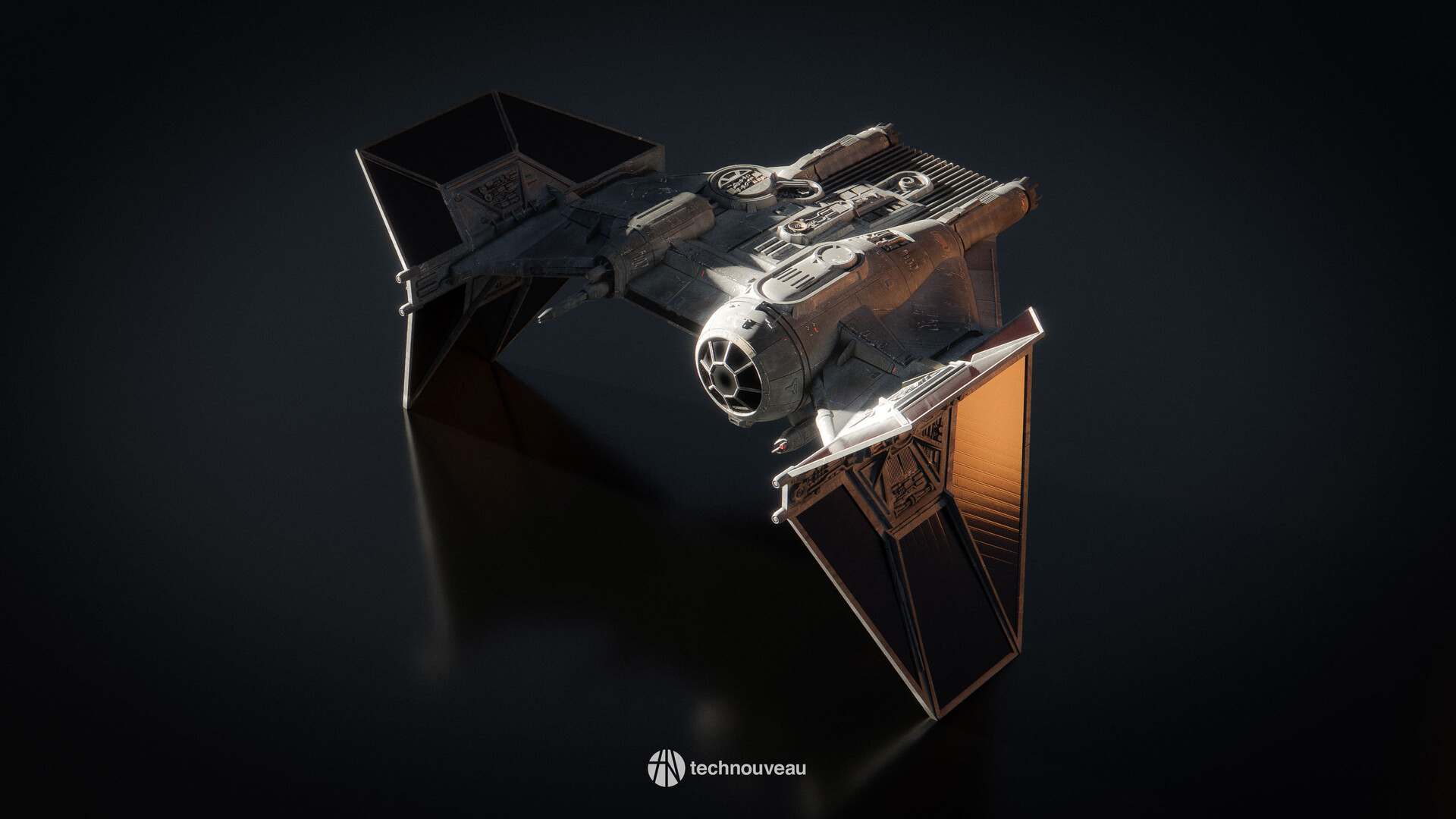 TIE Heavy by Rasmus Poulsen technouveau r StarWarsShips
