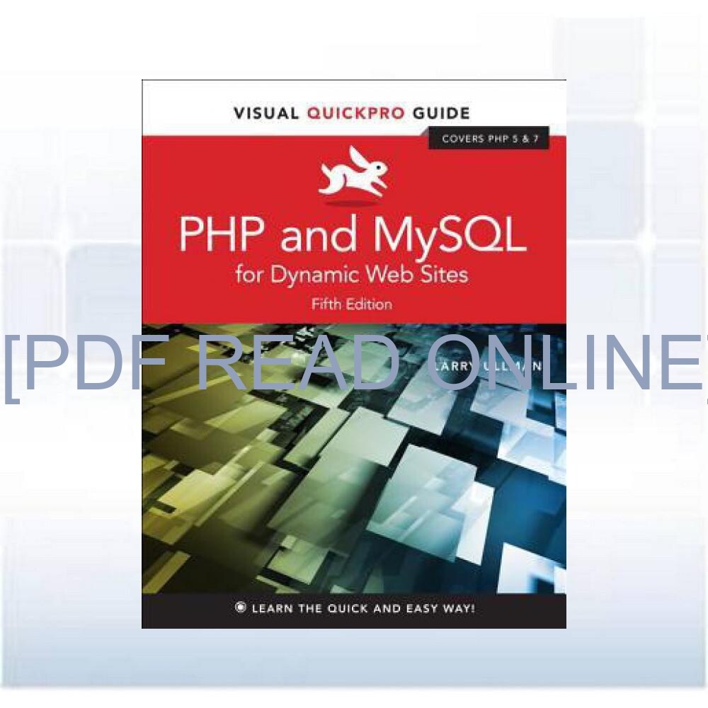 ArtStation - [Read PDF] PHP and MySQL for Dynamic Web Sites Visual ...